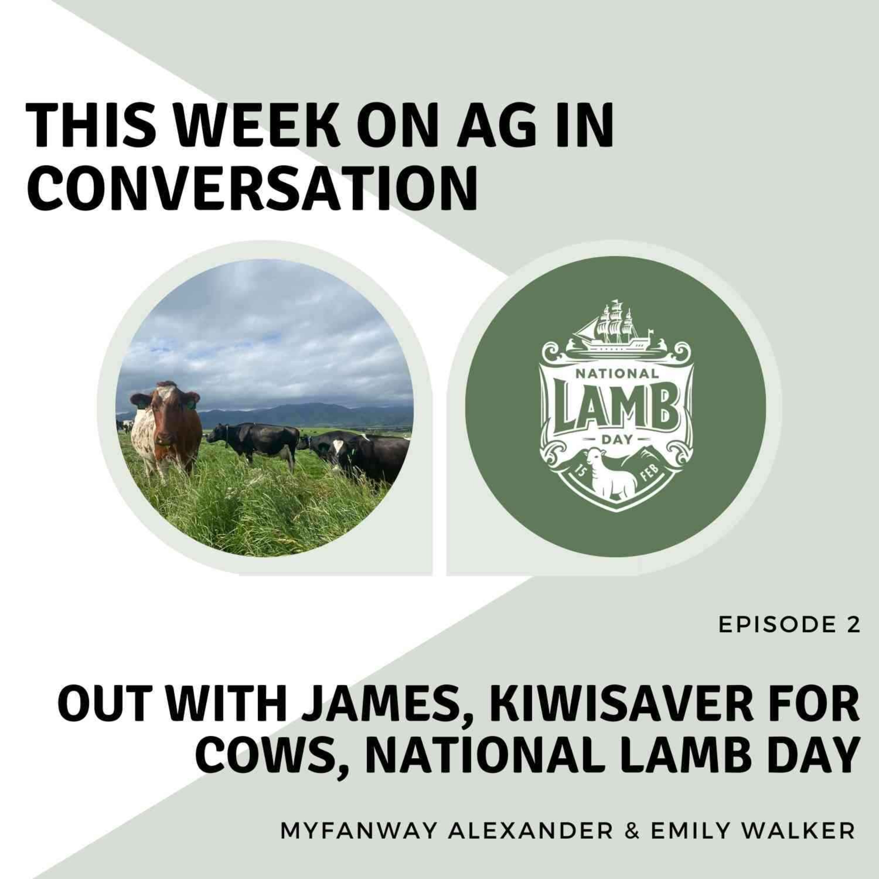 Out with James, KiwiSaver for Cows and National Lamb Day