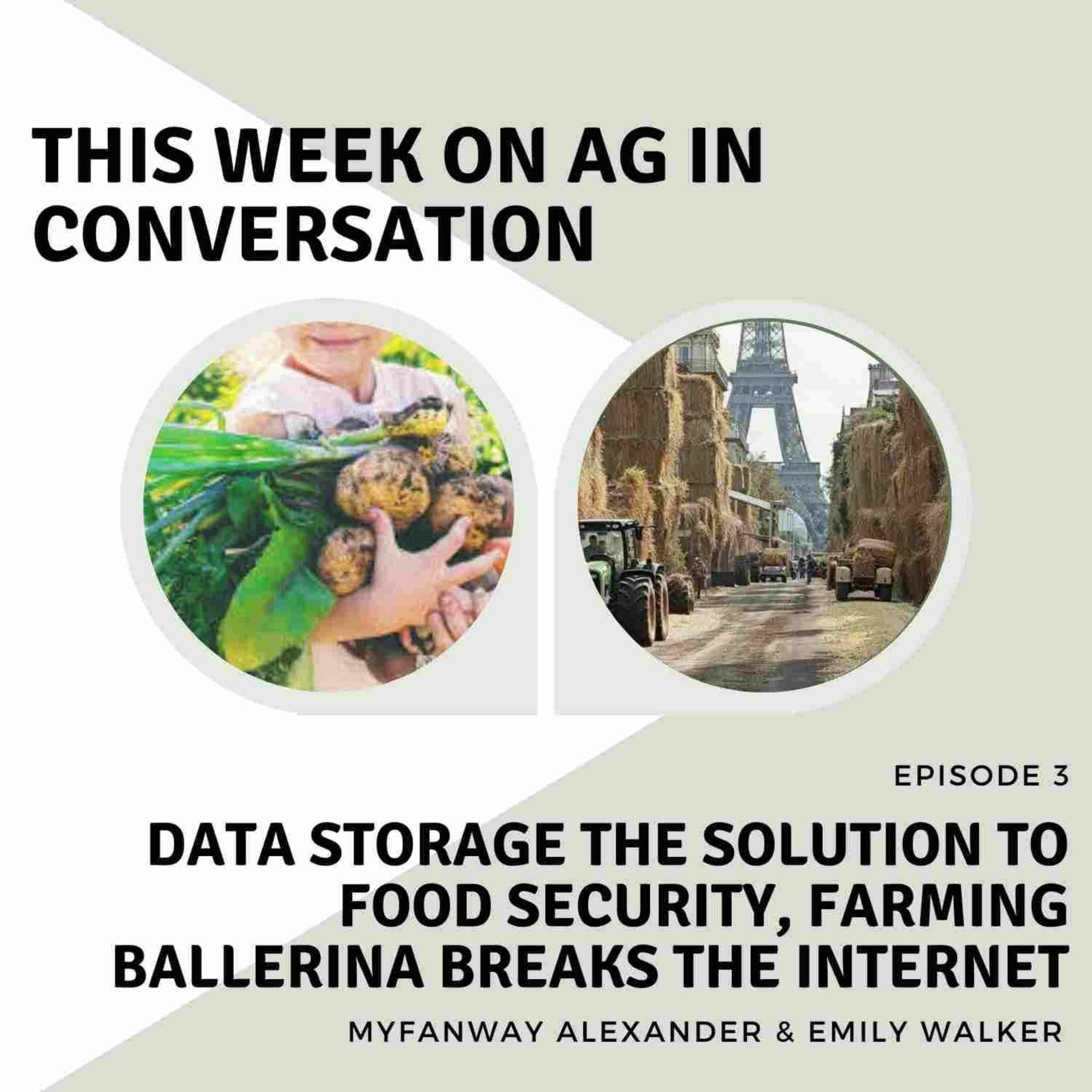 Data storage the solution to food security, farming ballerina breaks the internet