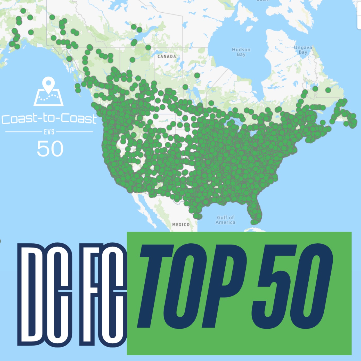 DC Fast Charging Top 50: Time to Unpack Top Operators in US/Canada | Coast-to-Coast EVs 50 episode artwork