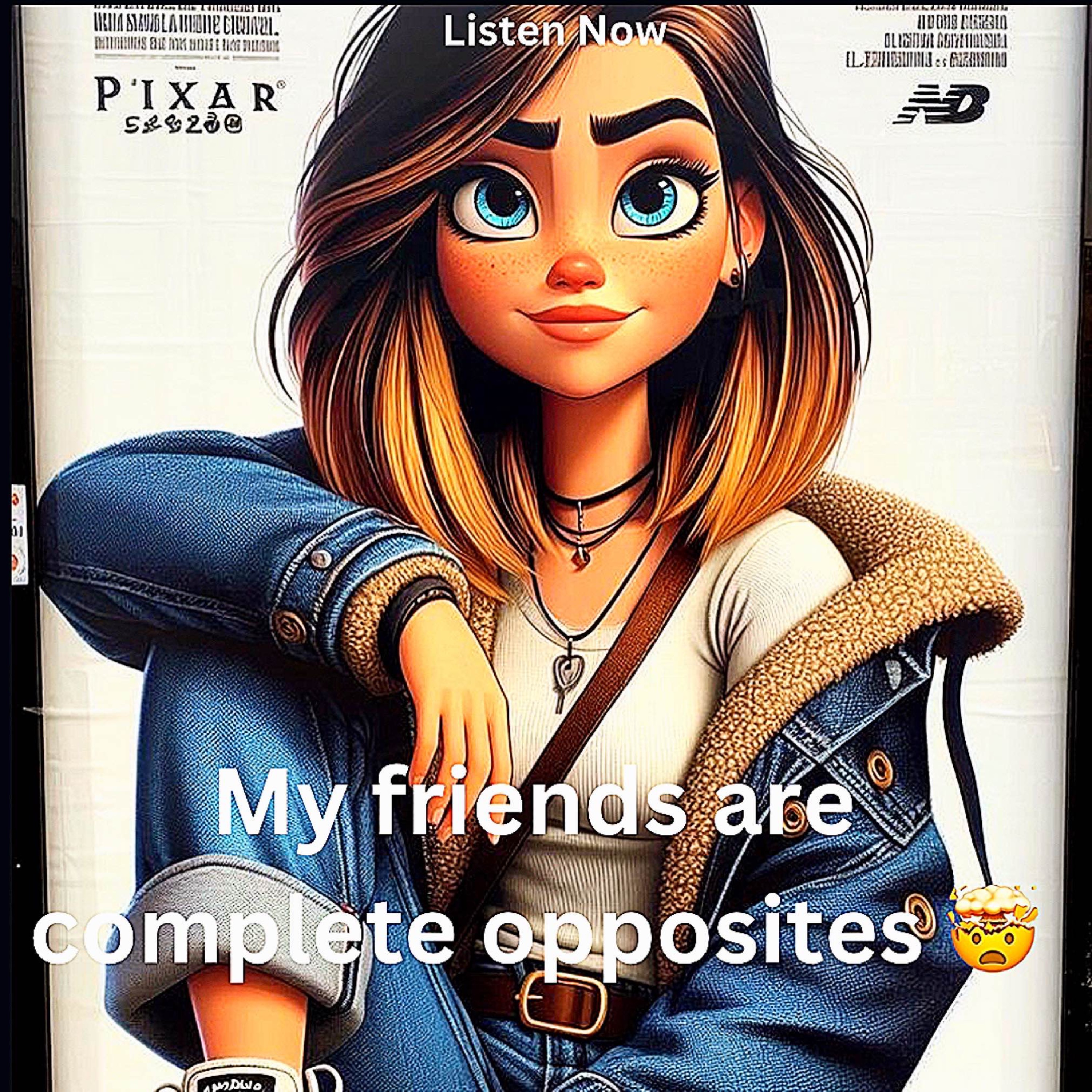 My friends are complete opposites 🤯