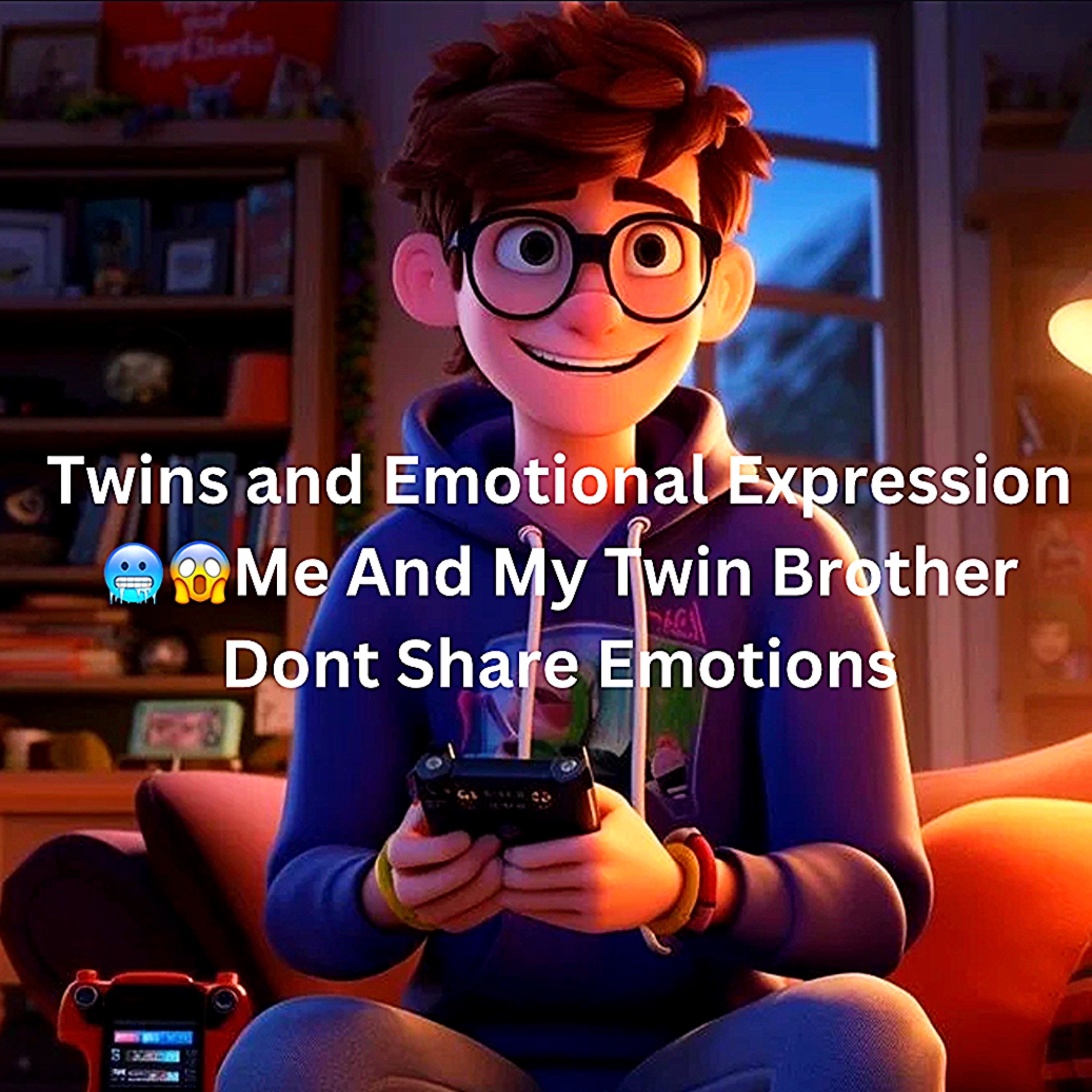 Twins and Emotional Expression 🥶😱Me And My Twin Brother Dont Share Emotions