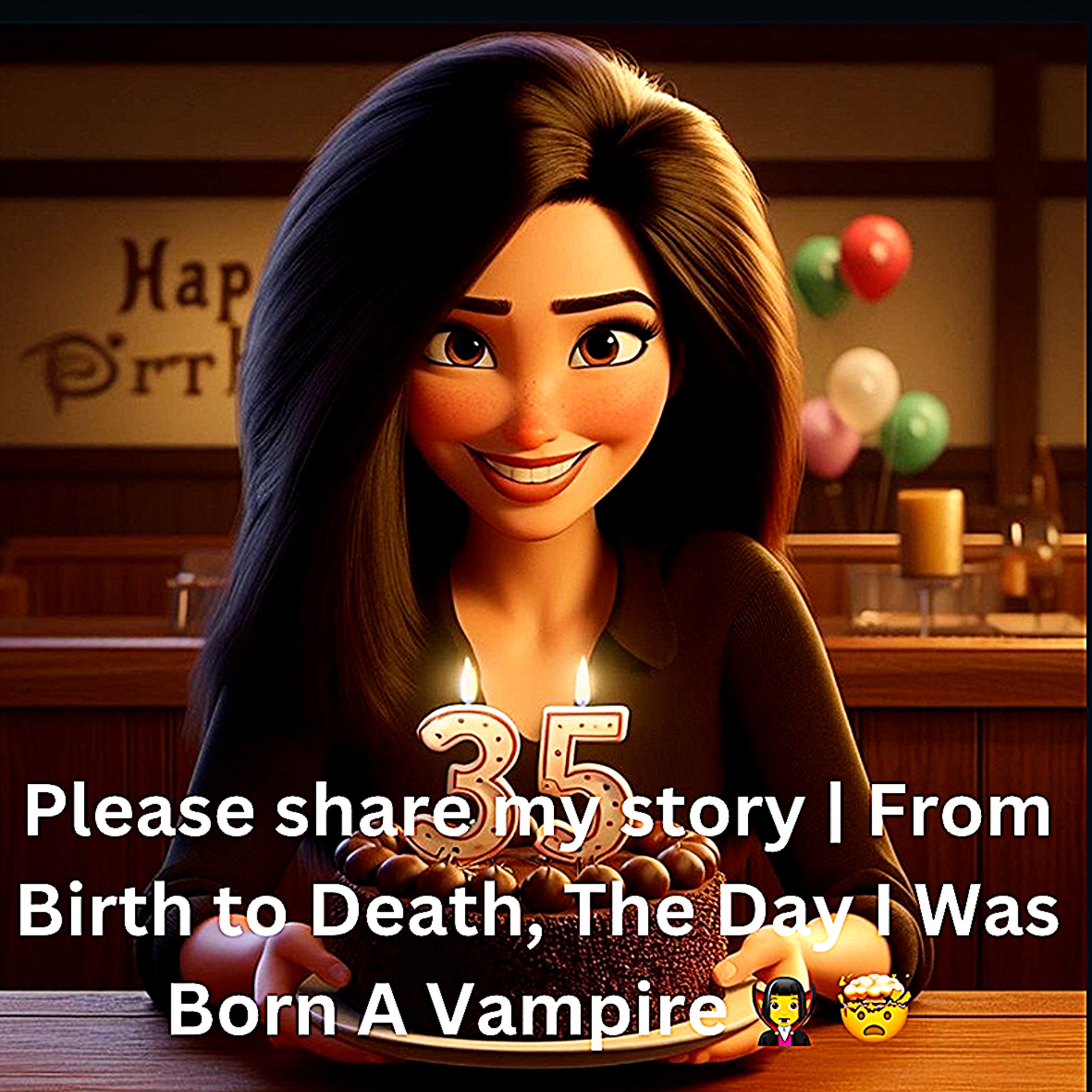 Please share my story | From Birth to Death, The Day I Was Born A Vampire 🧛‍♀️ 🤯