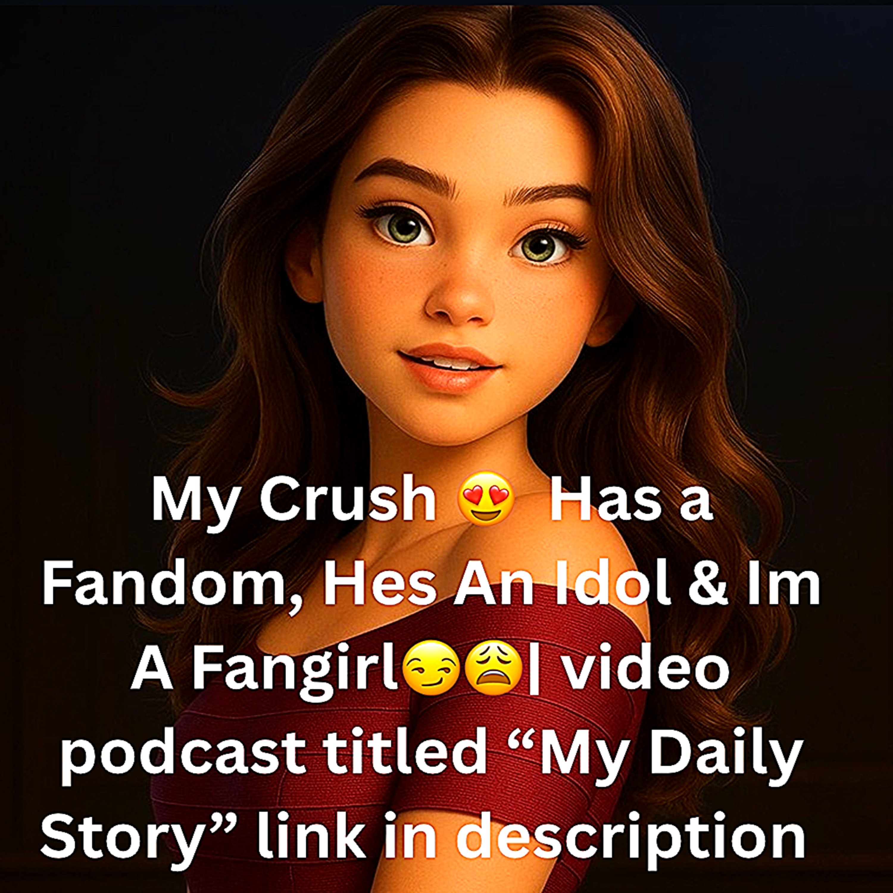 My Crush 😍  Has a Fandom, Hes An Idol & Im A Fangirl😏😩| video podcast titled “My Daily Story” link in description