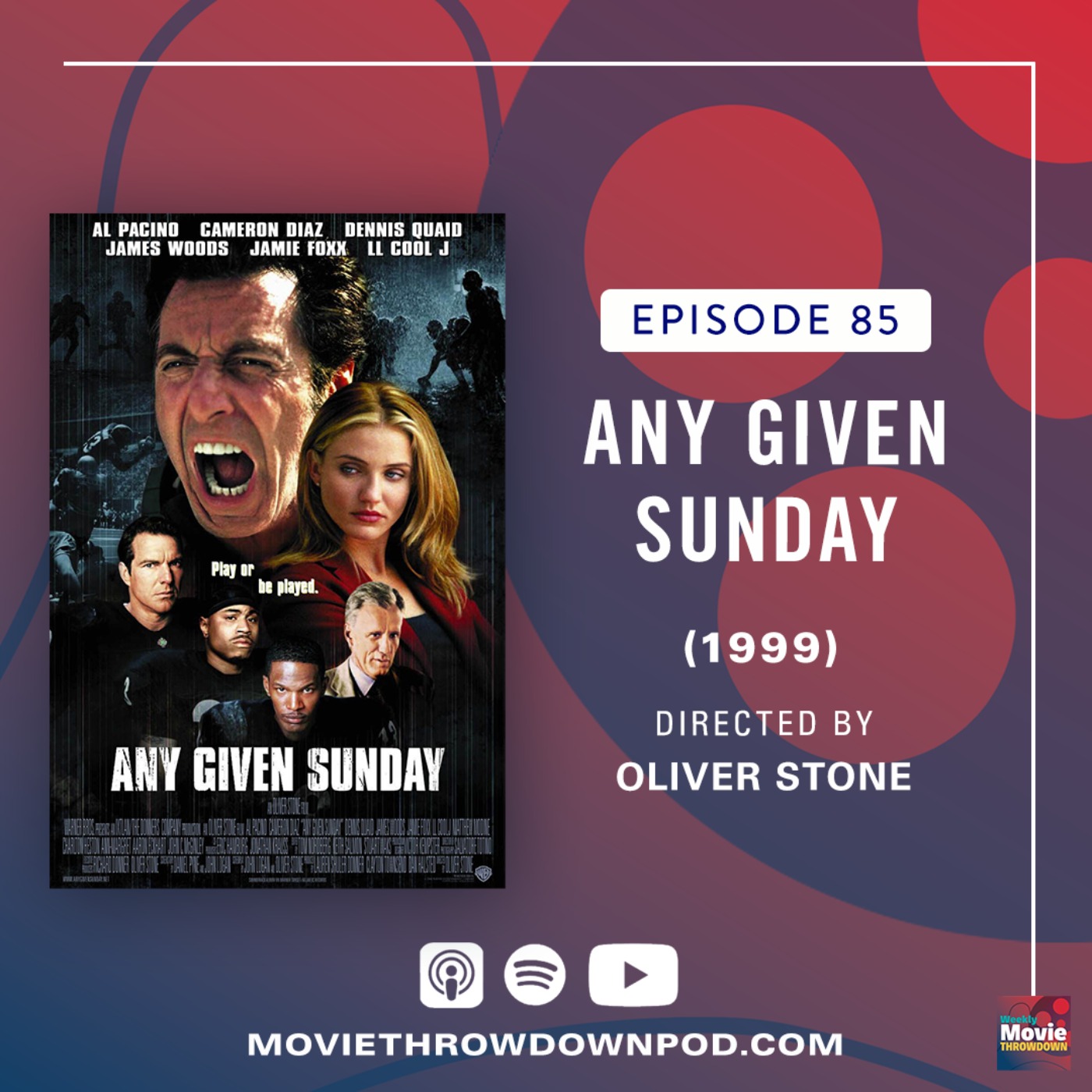 Any Given Sunday (1999): Football is War When Oliver Stone is Directing episode artwork