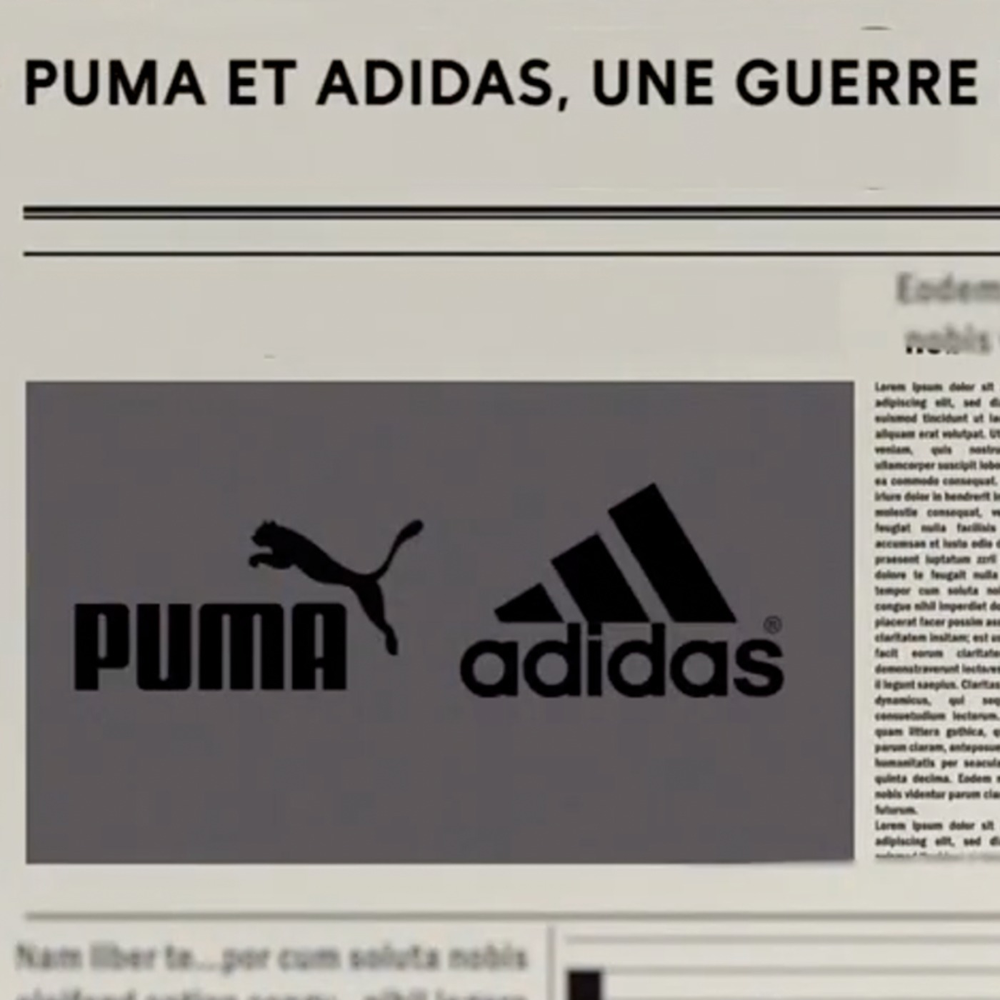 La naissance d’Adidas et de Puma