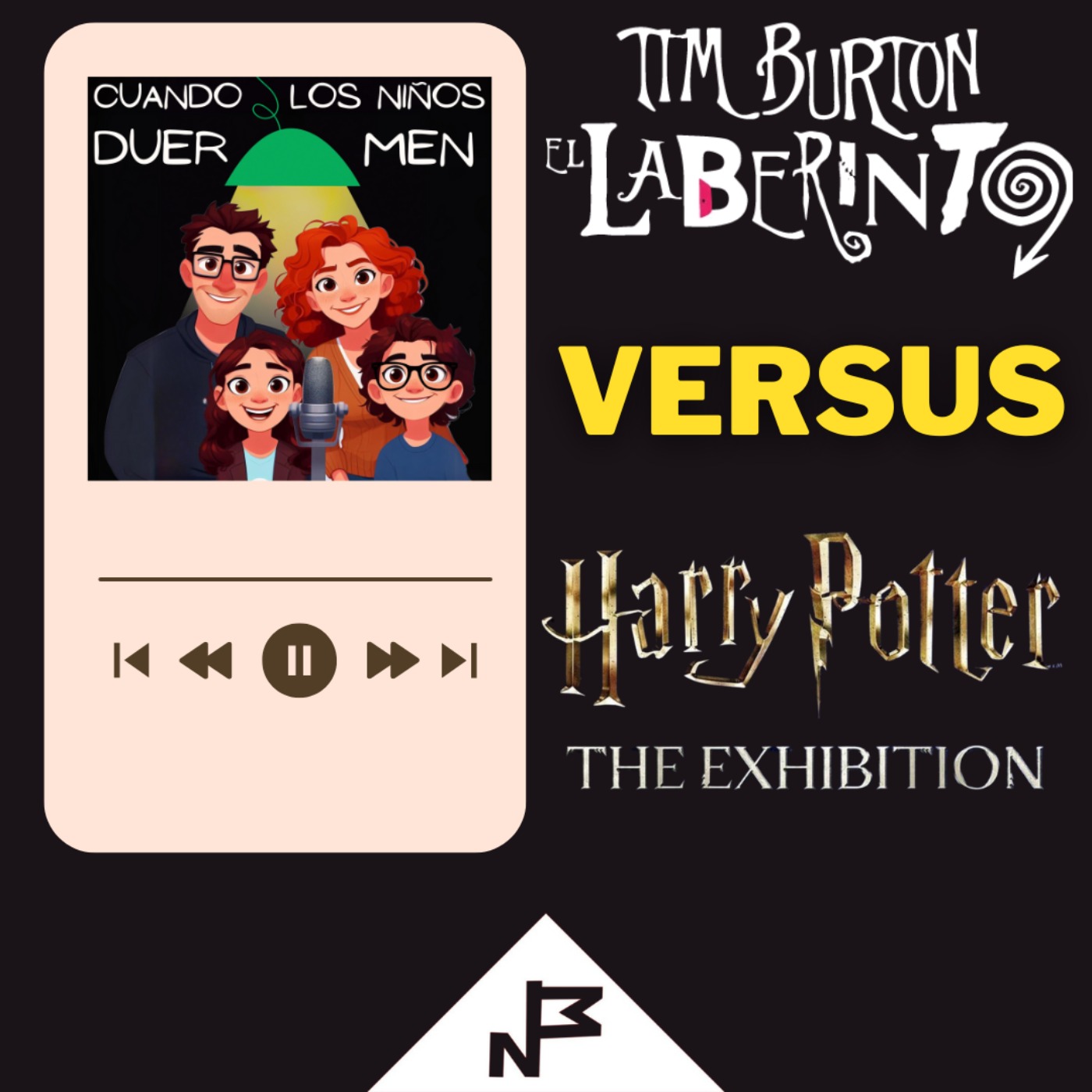 cover art for El laberinto de Tim Burton versus Harry Potter exhibition