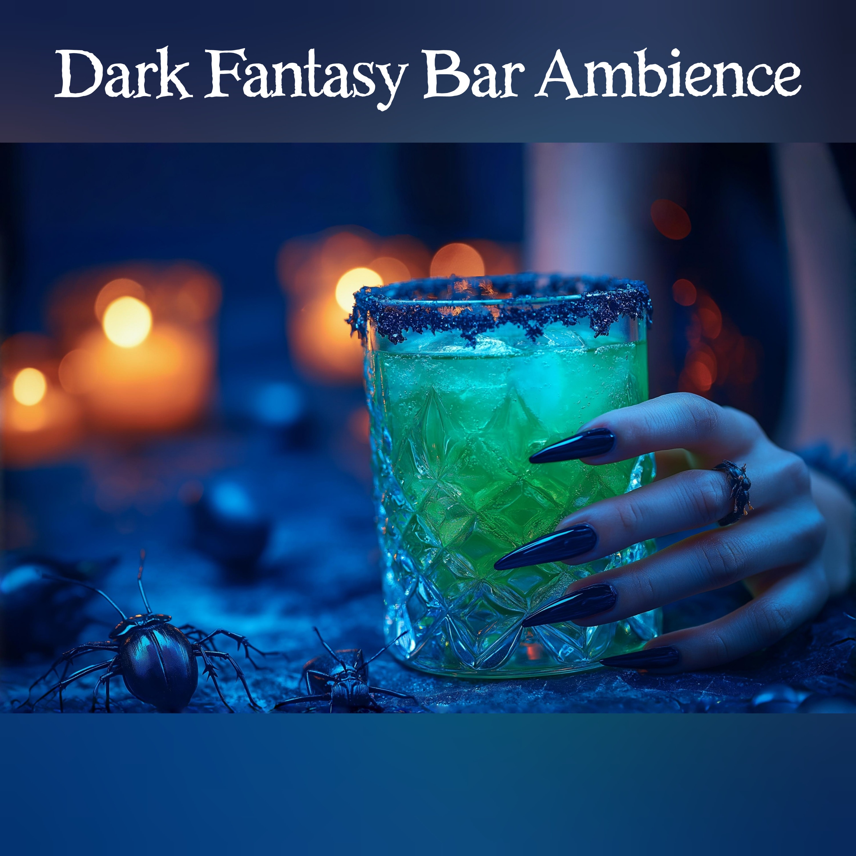 🎧 A Haunting Chill : Dark Fantasy Bar Ambience with Mystic Melodies | Farewell Halloween 🎃