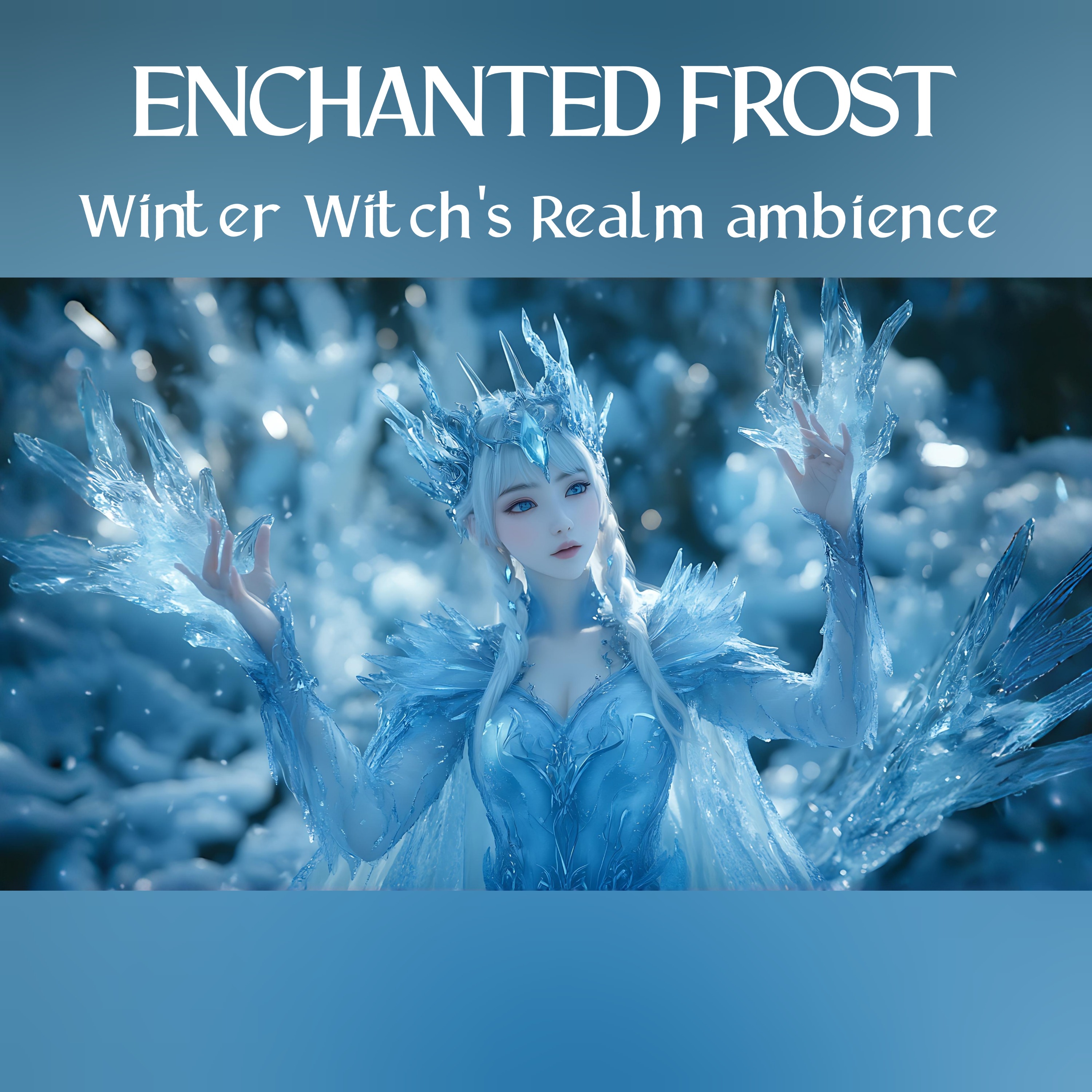 🎧 ENCHANTED FROST :Winter Witch's Realm | magical ice orb | frozen castle | eternal frost atmosphere