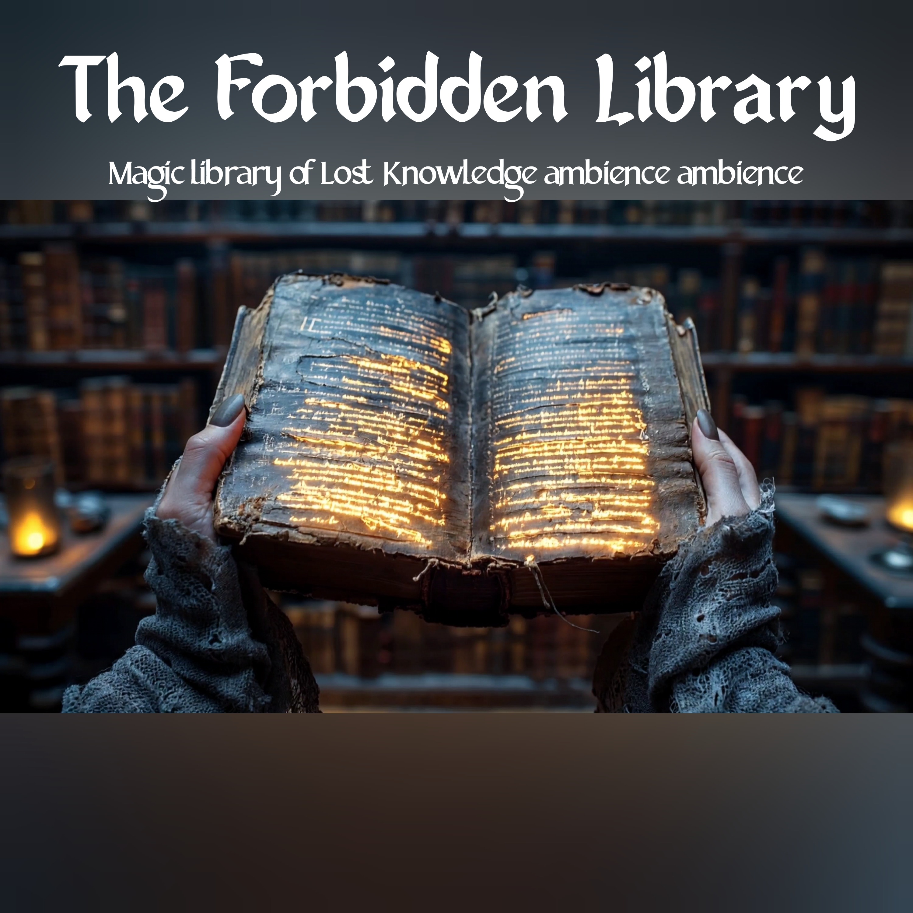 🎧The Forbidden Library : Unsealing the secret tomes | Magic library of Lost Knowledge ambience