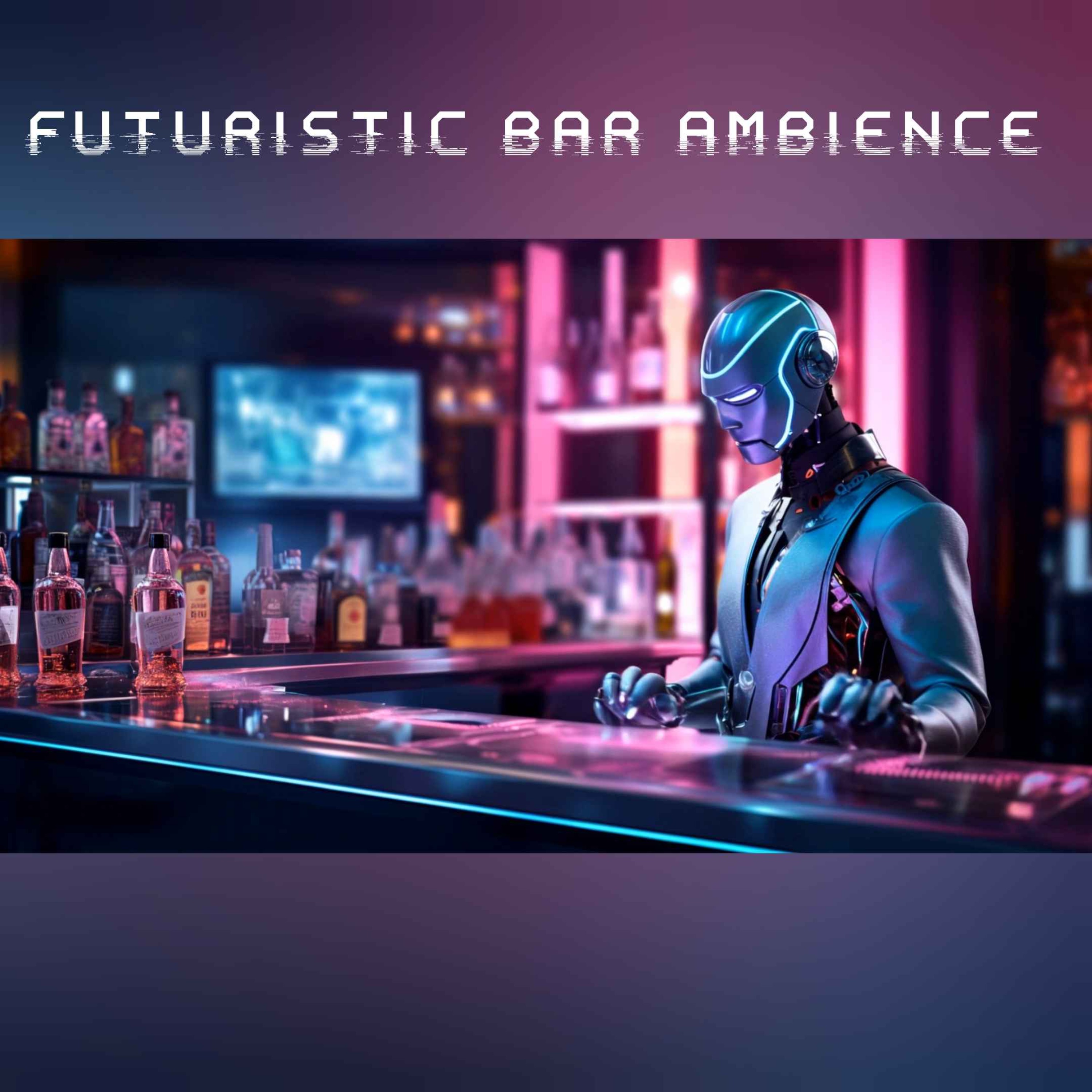 🎧Futuristic bar ambience | A Quiet Escape in the Neon City