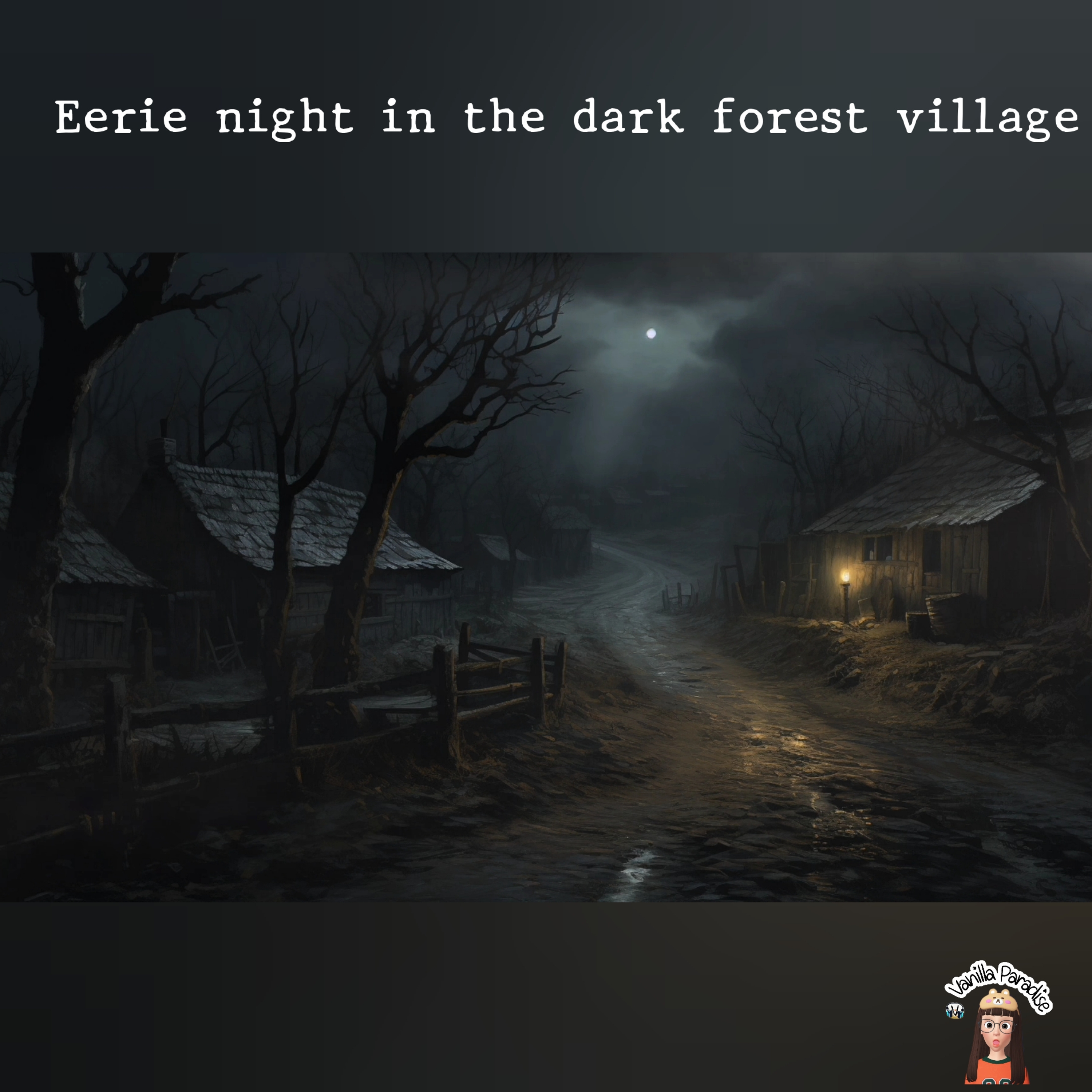🎧​Eerie night in the dark forest village