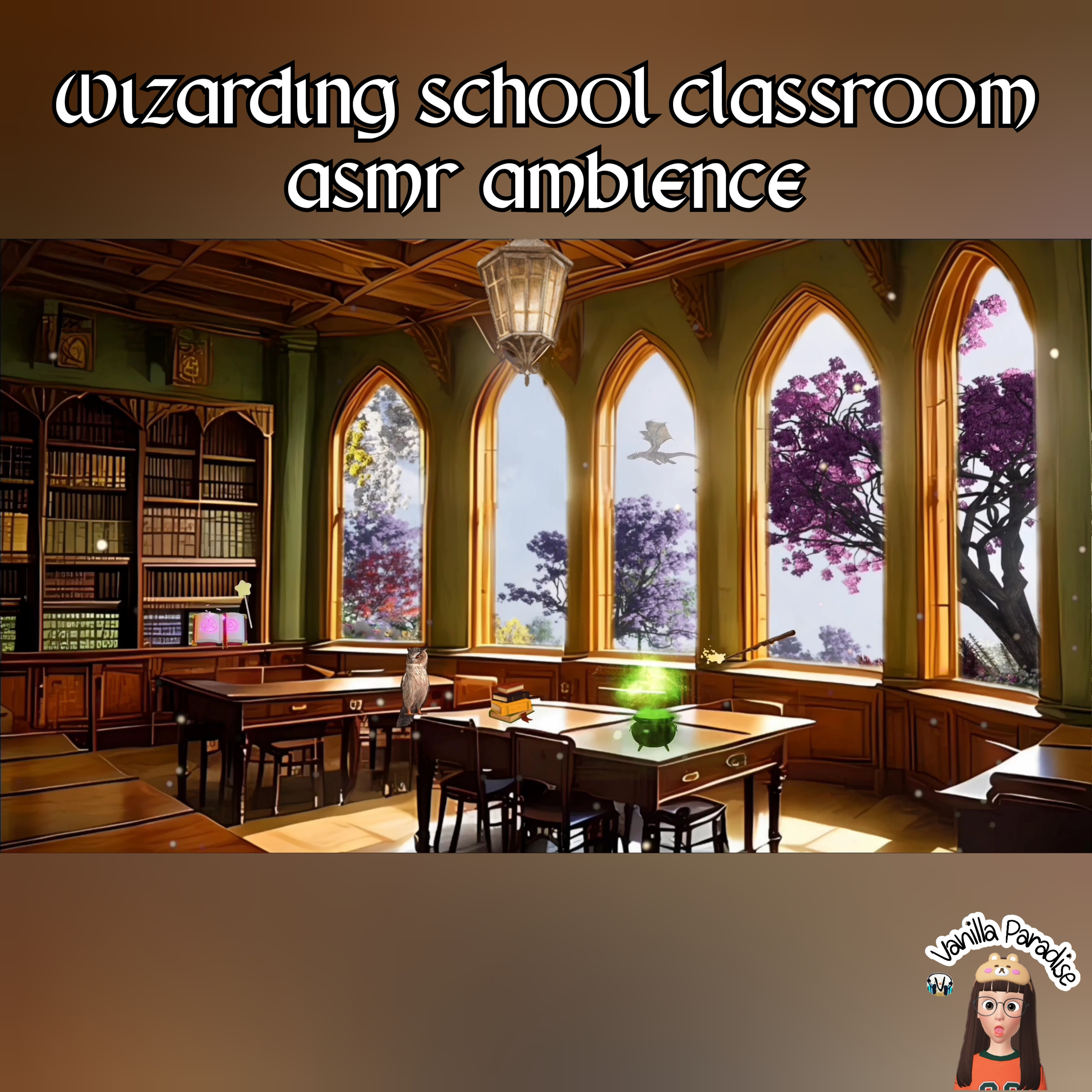 🎧​Wizarding school classroom asmr​ ambience