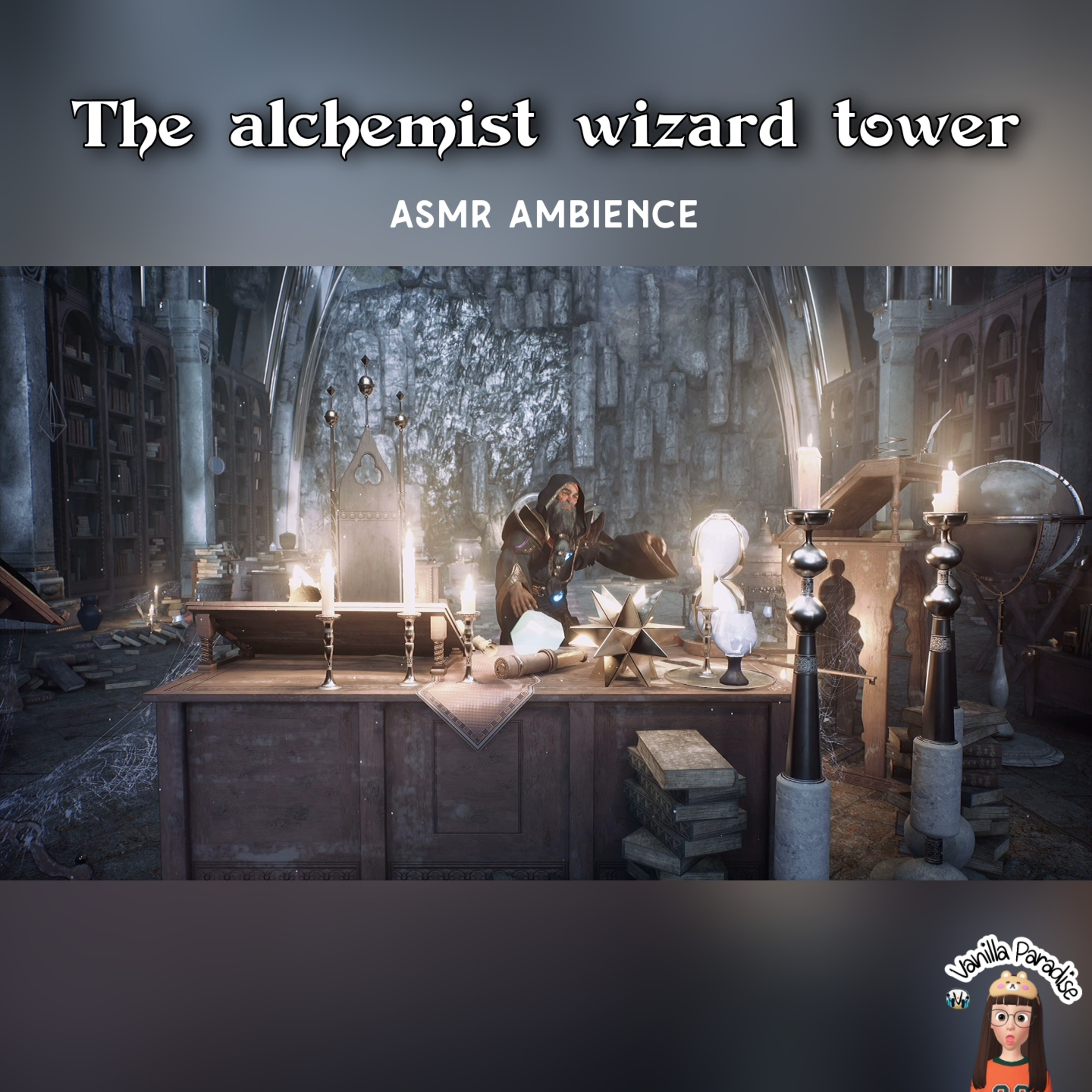 🎧​The alchemist wizard tower ASMR ambience | ancient sorcerer | alchemy lab