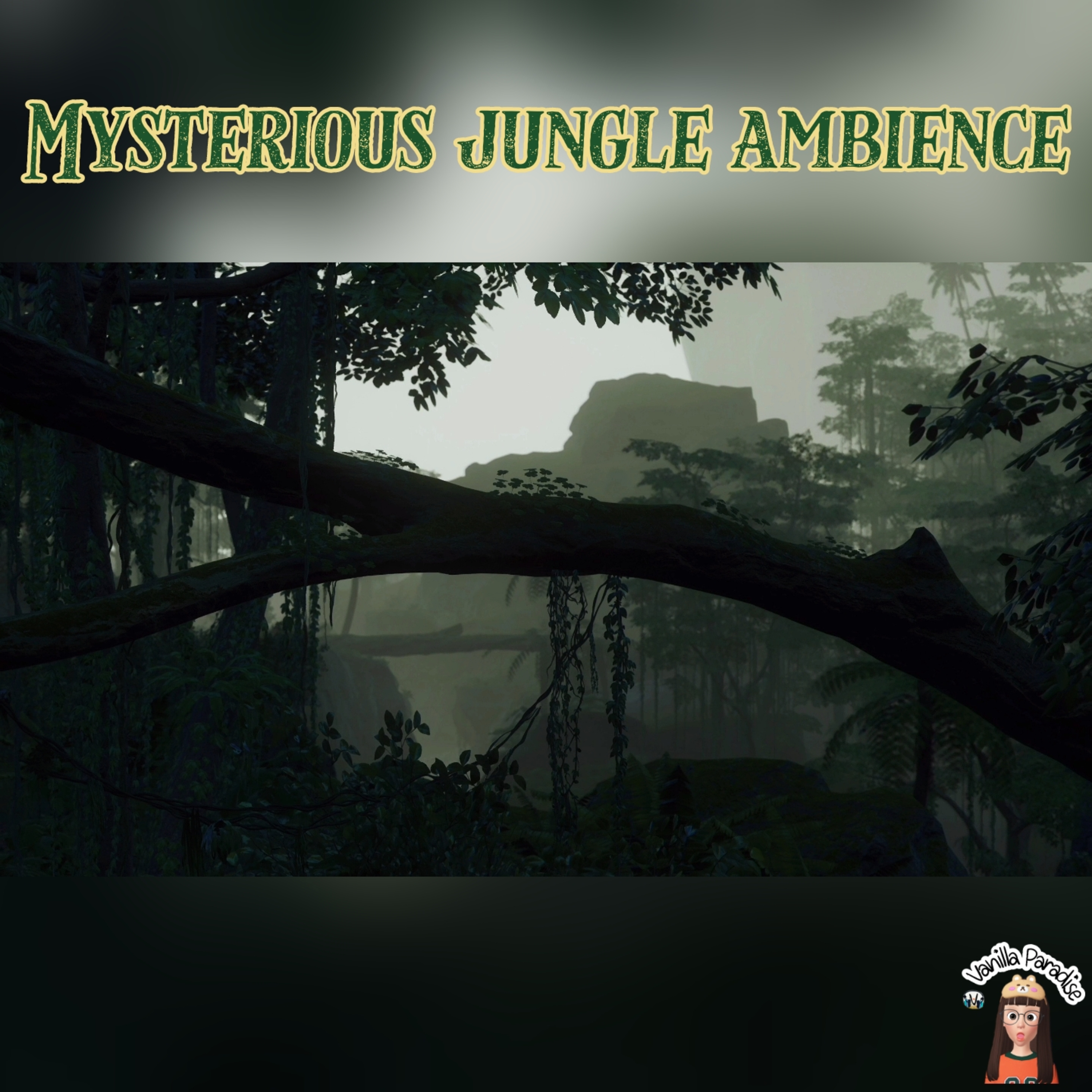 🎧Mysterious​ jungle ambience | beastlands​ | deep roar | dangerous forest​