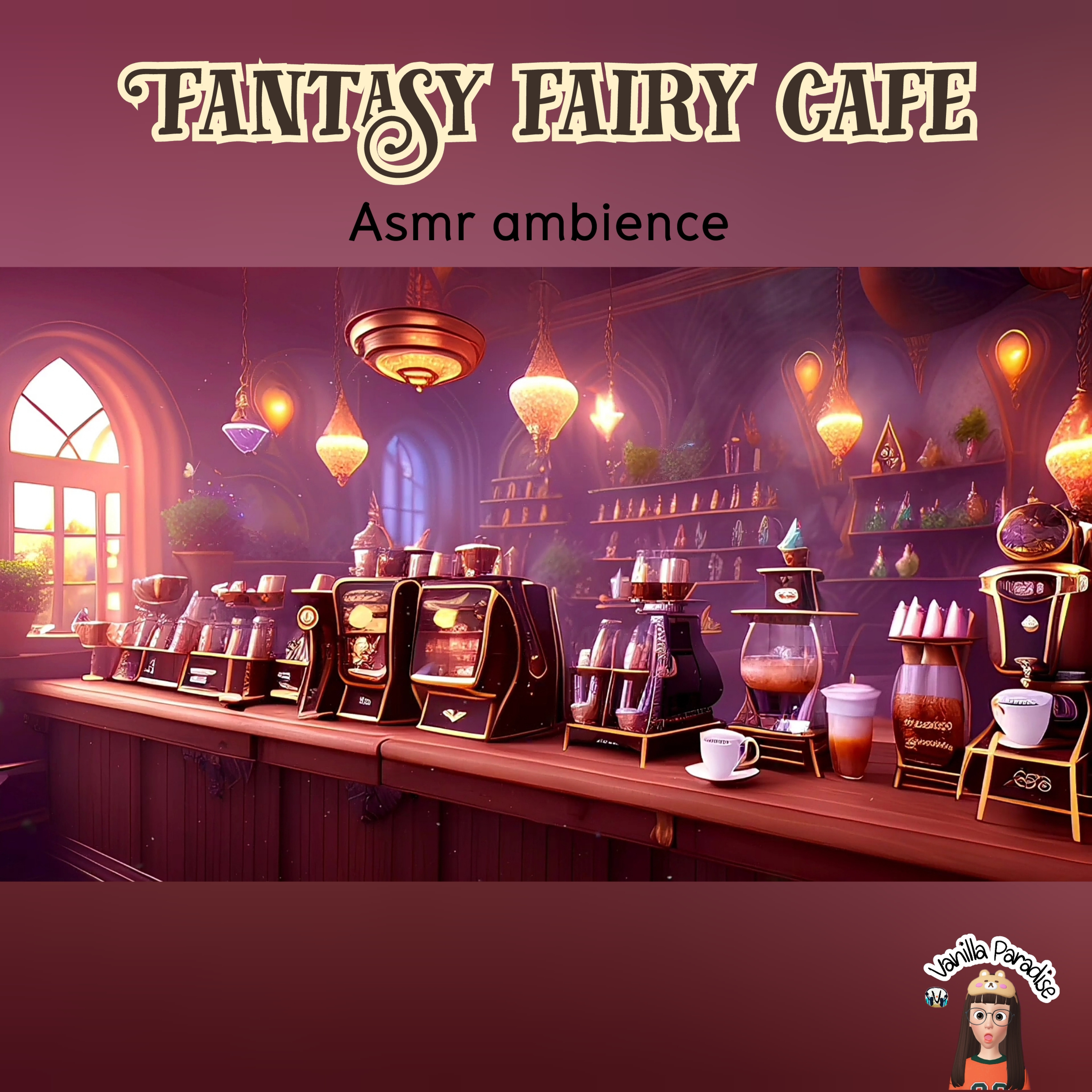 🎧​Fantasy​ fairy​ cafe​ asmr​ ambience​