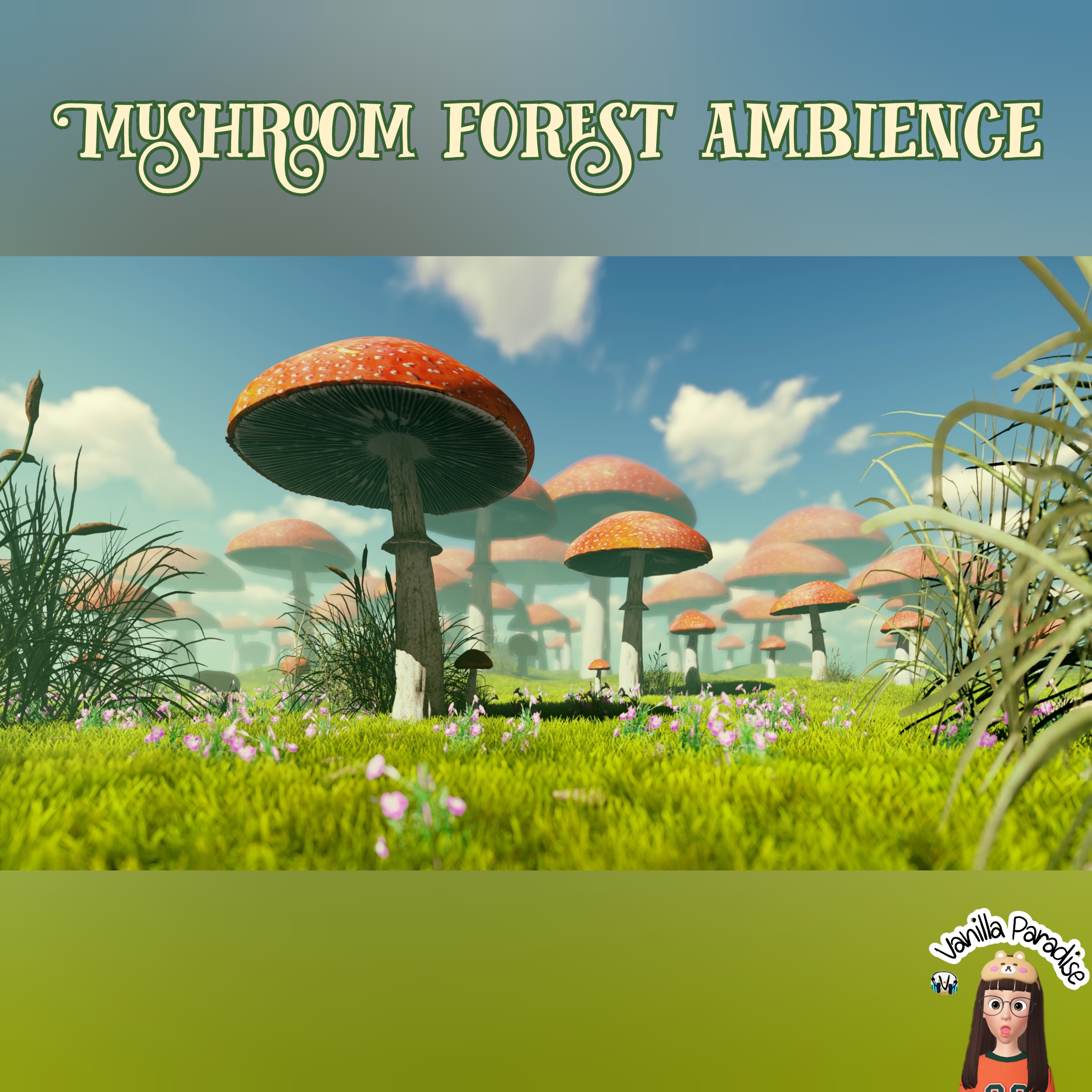 🎧​Fantastic mushroom forest asmr​ ambience​