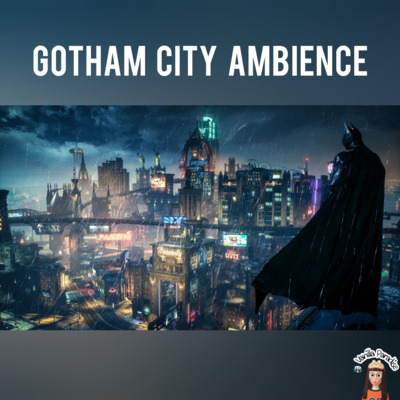 🎧​Gotham city ambience​ | night city | rain sounds