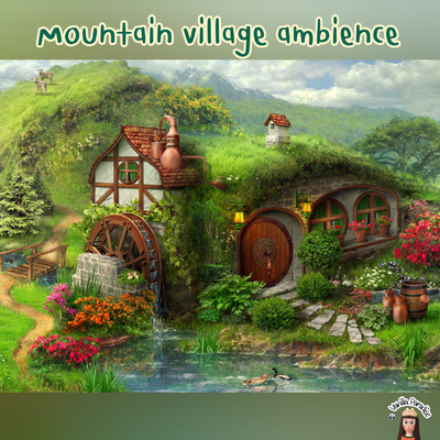🎧Happy life at Mountain​ village​ | relaxing​ ambience for stress relief/sleep/reading​