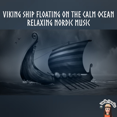🎧Viking ship floating on the calm ocean aimlessly | relaxing nordic music
