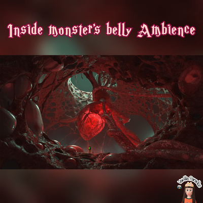 🎧Inside monster's belly | slimy sounds