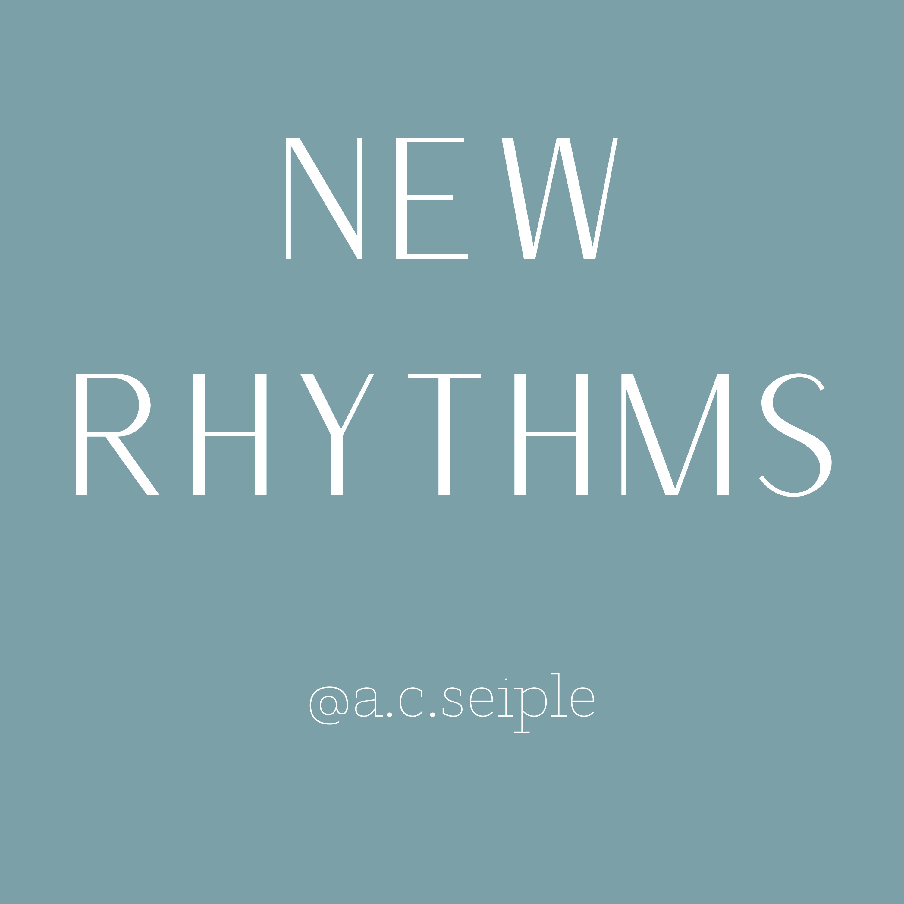 New Rhythms podcast artwork