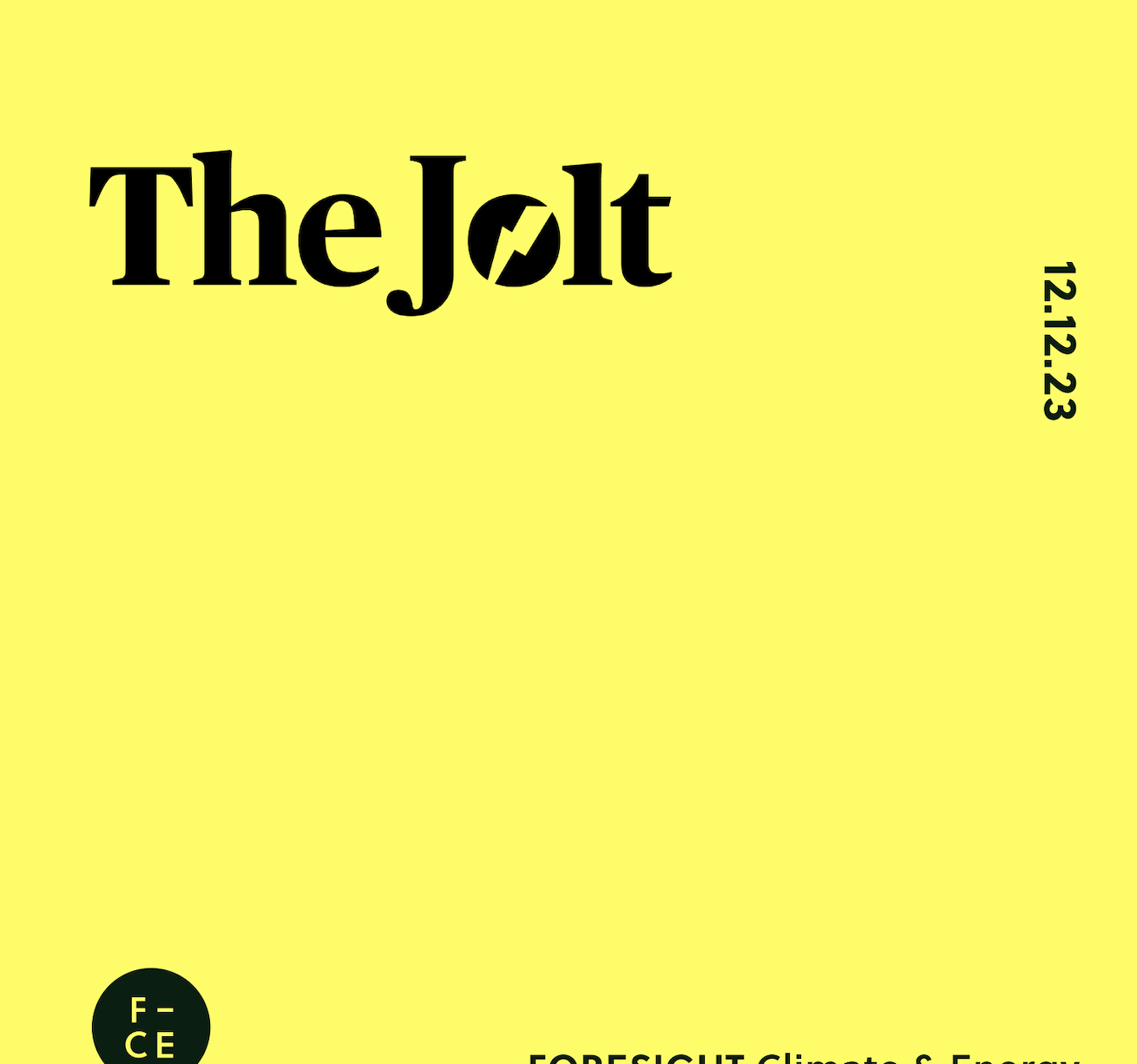 The Jolt: We’re going underground episode artwork
