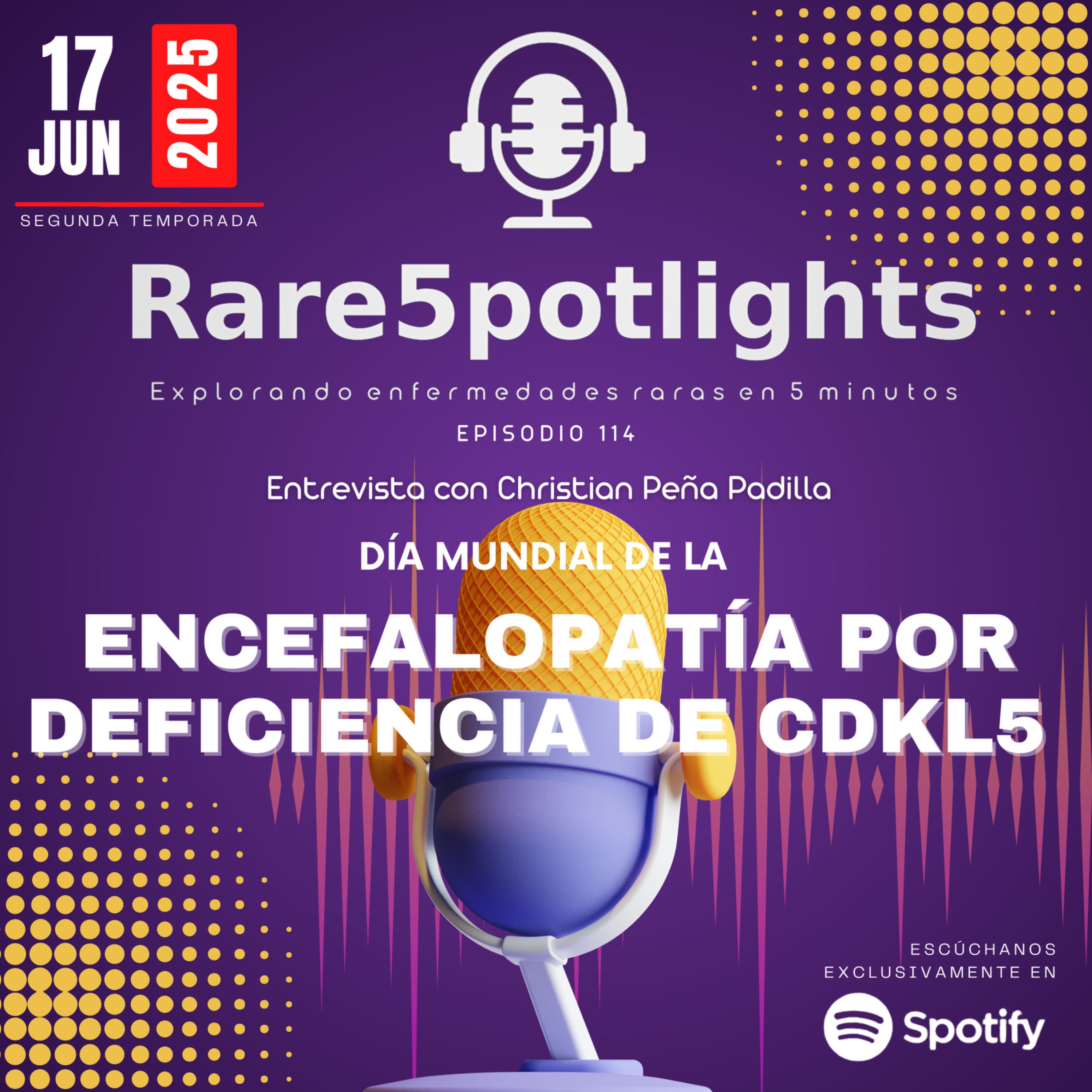 17 de junio, día mundial de la encefalopatía epiléptica por deficiencia de CDKL5 episode artwork