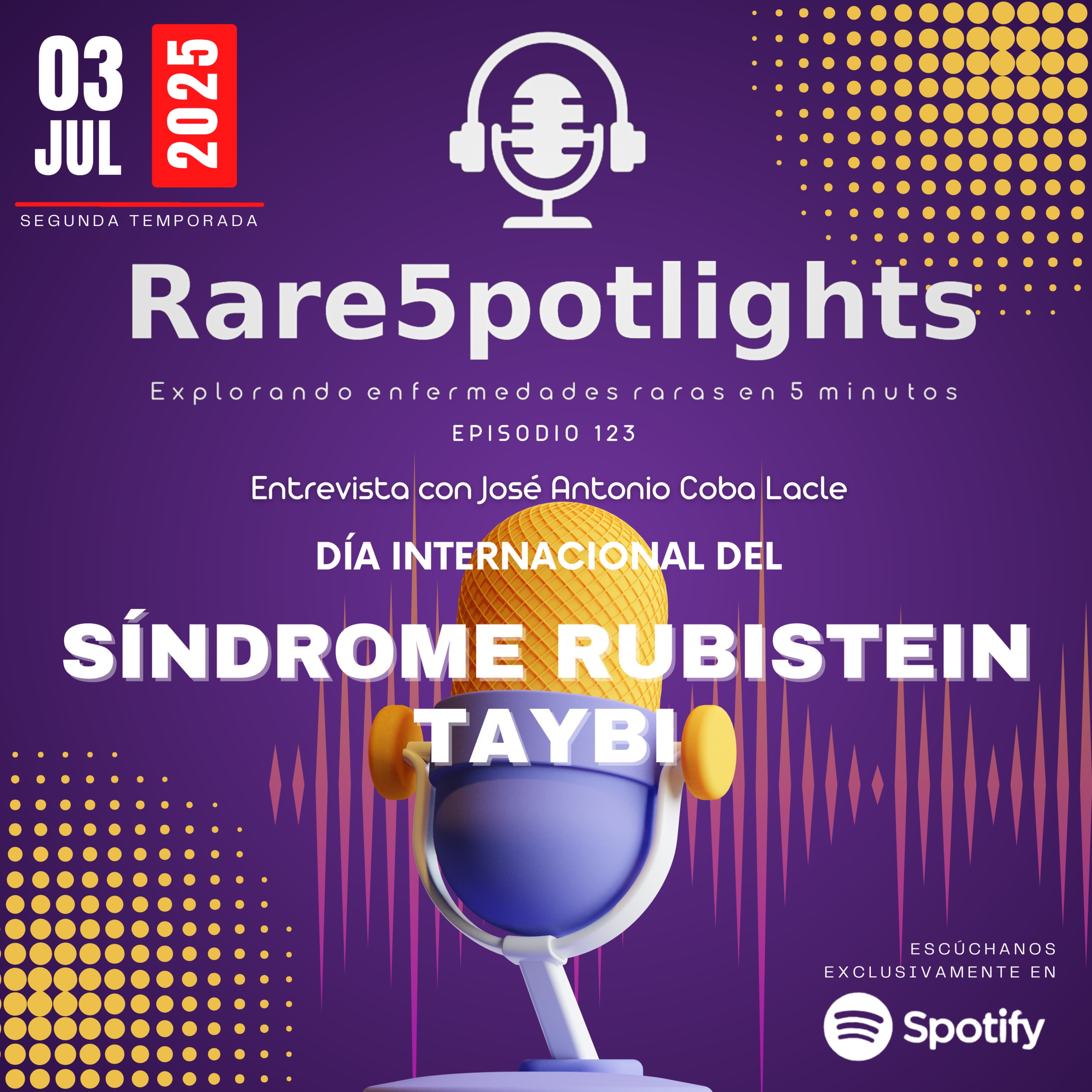 3 de julio, día internacional del síndrome Rubistein Taybi episode artwork