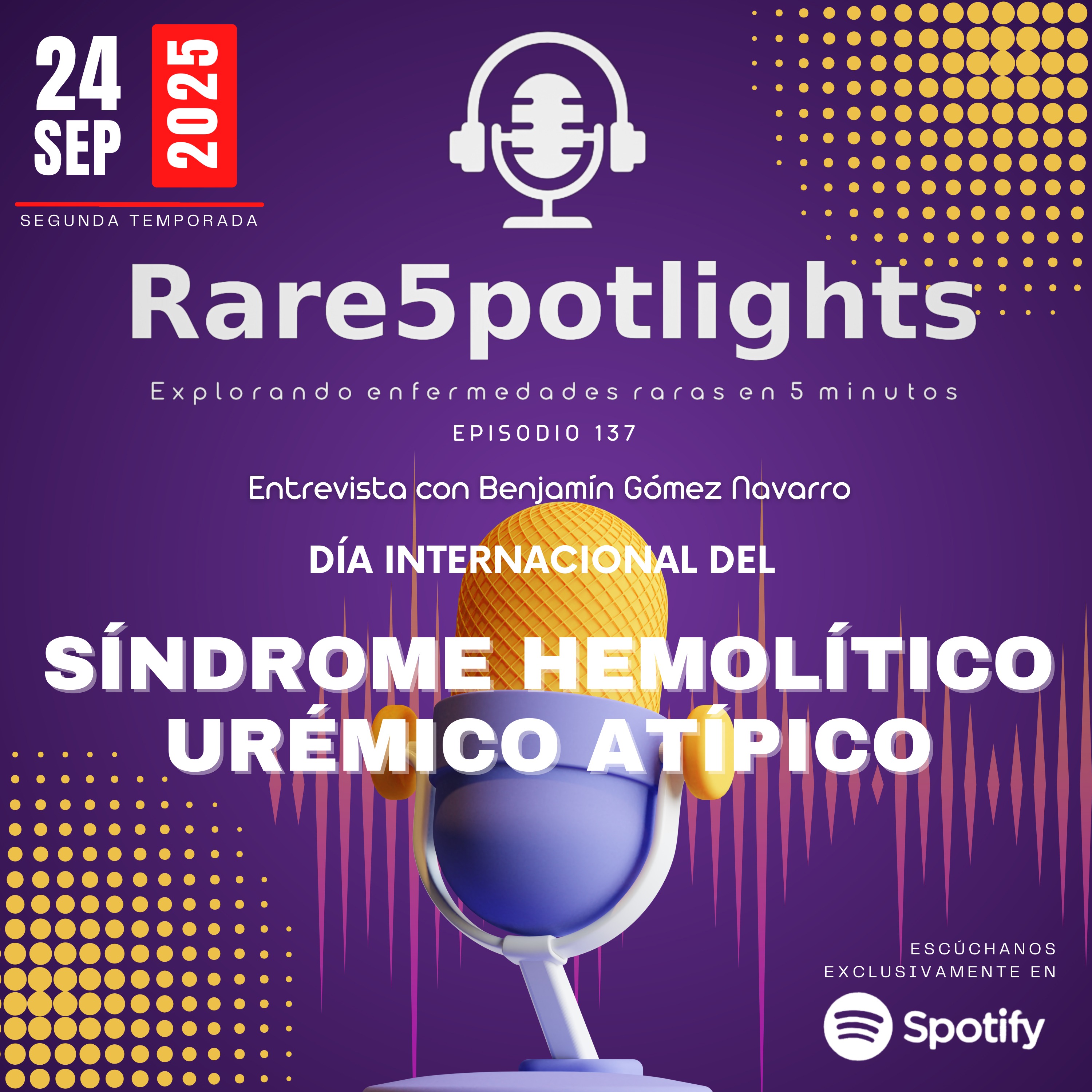 24 de septiembre, día internacional del síndrome hemolítico urémico atípico episode artwork