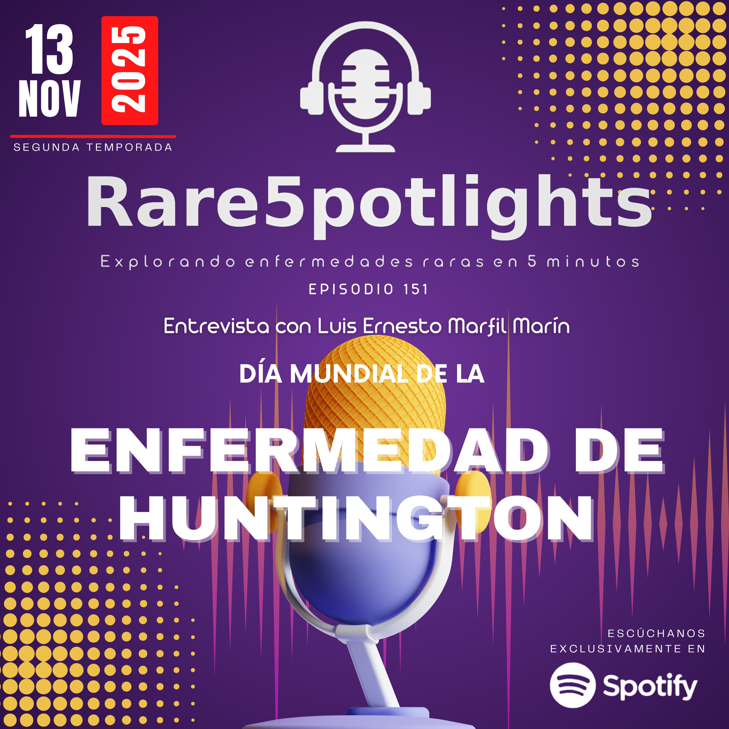 13 de noviembre, día mundial de la enfermedad de Huntington episode artwork
