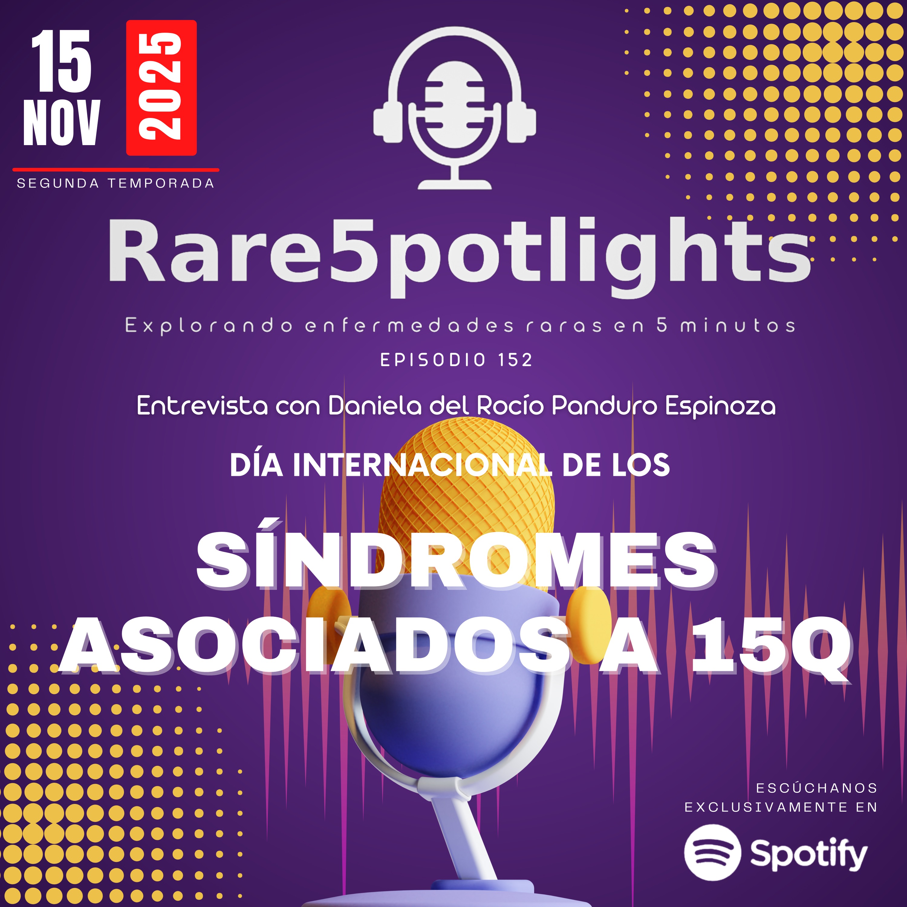 15 de noviembre, día internacional de los síndromes asociados a 15q episode artwork
