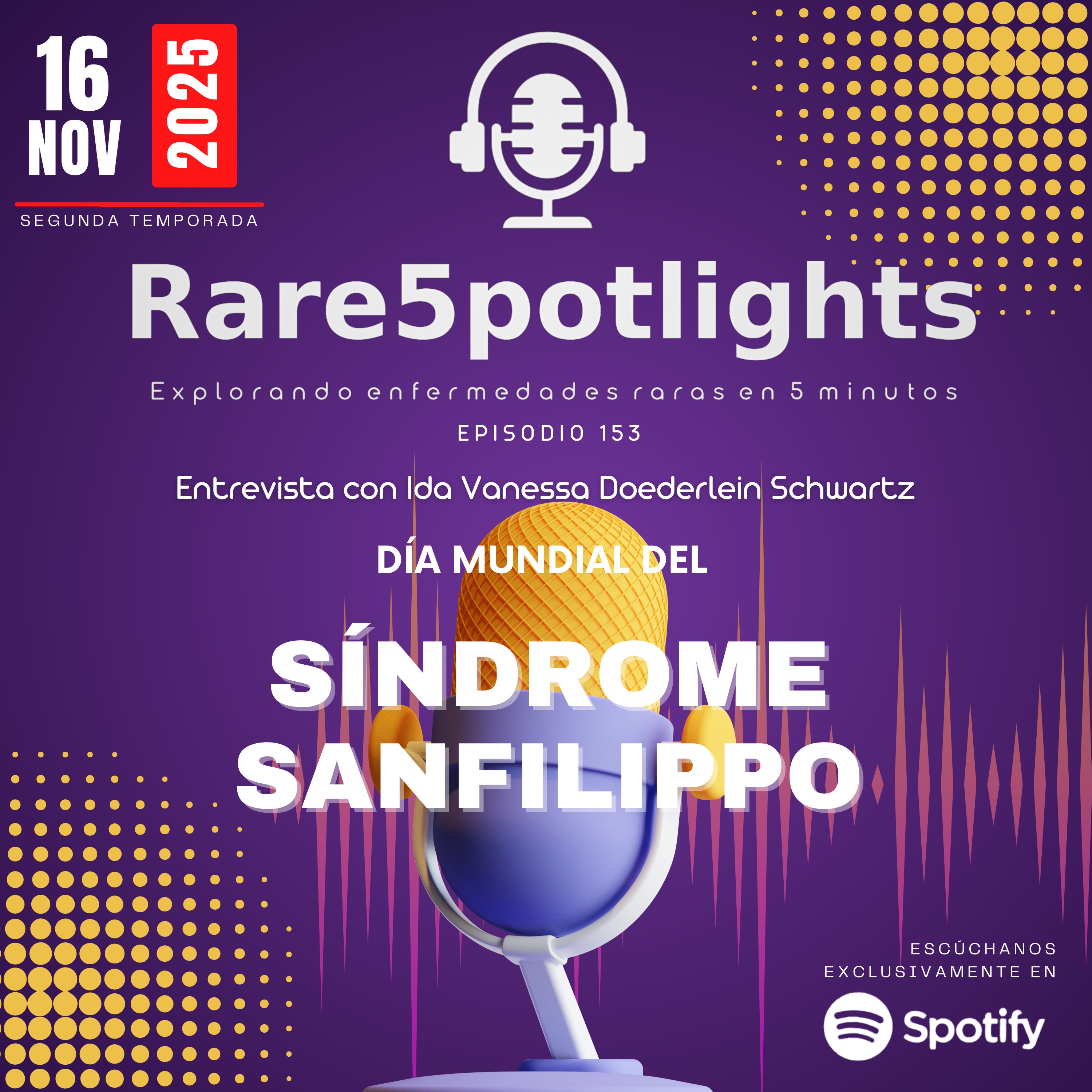 16 de noviembre, día mundial del síndrome Sanfilippo episode artwork