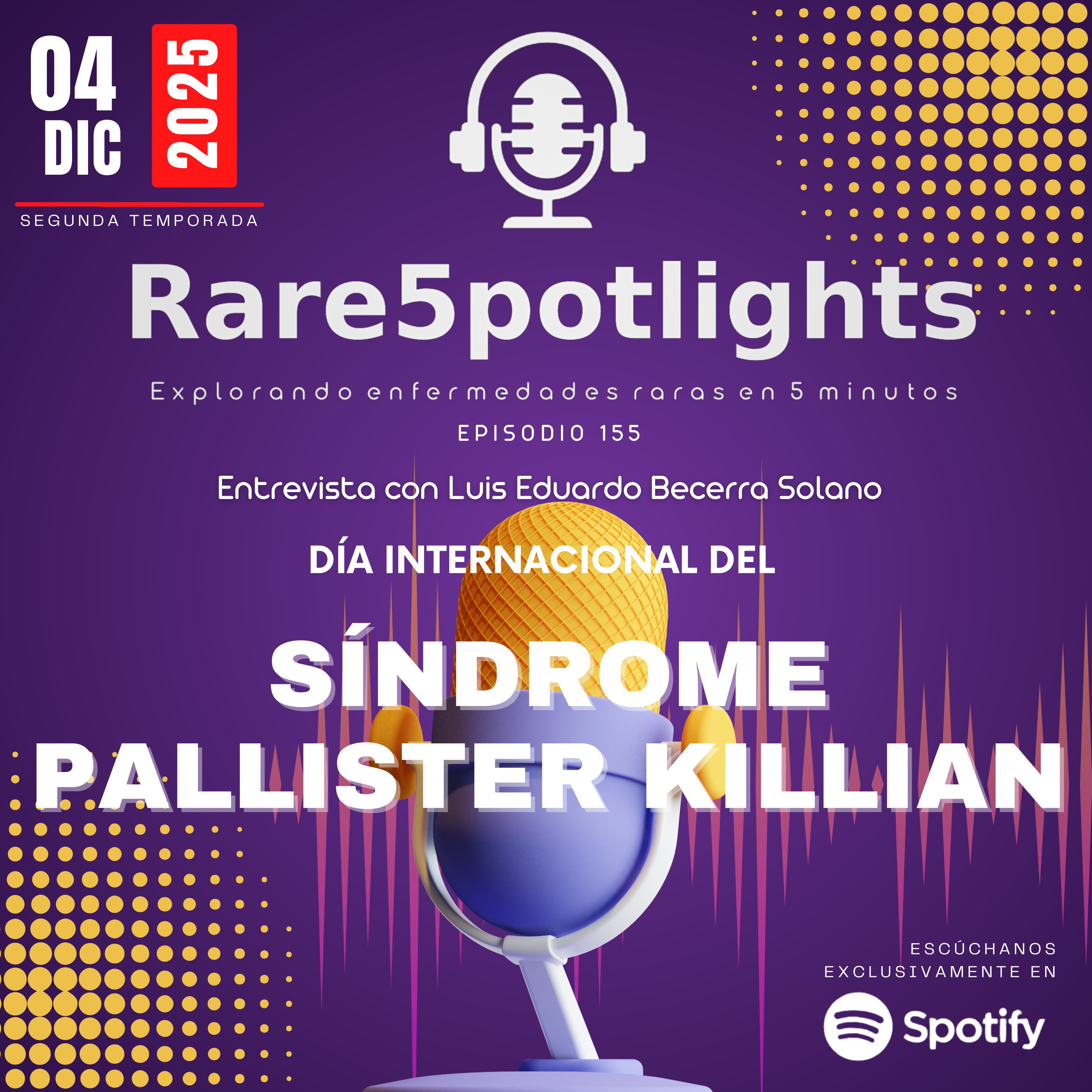 4 de diciembre, día internacional del síndrome Pallister Killian episode artwork