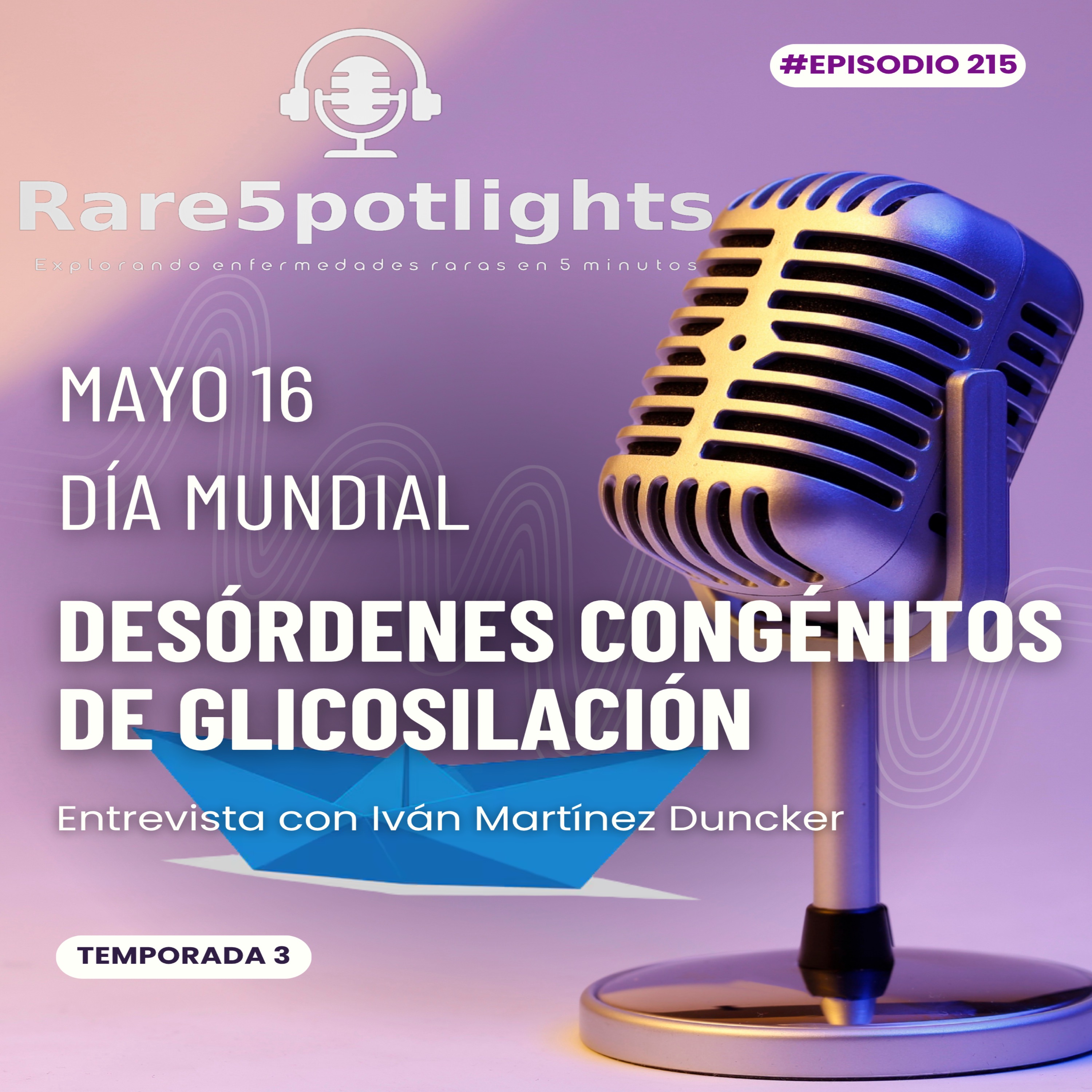16 de mayo, día mundial de los desórdenes congénitos de la glicosilación episode artwork