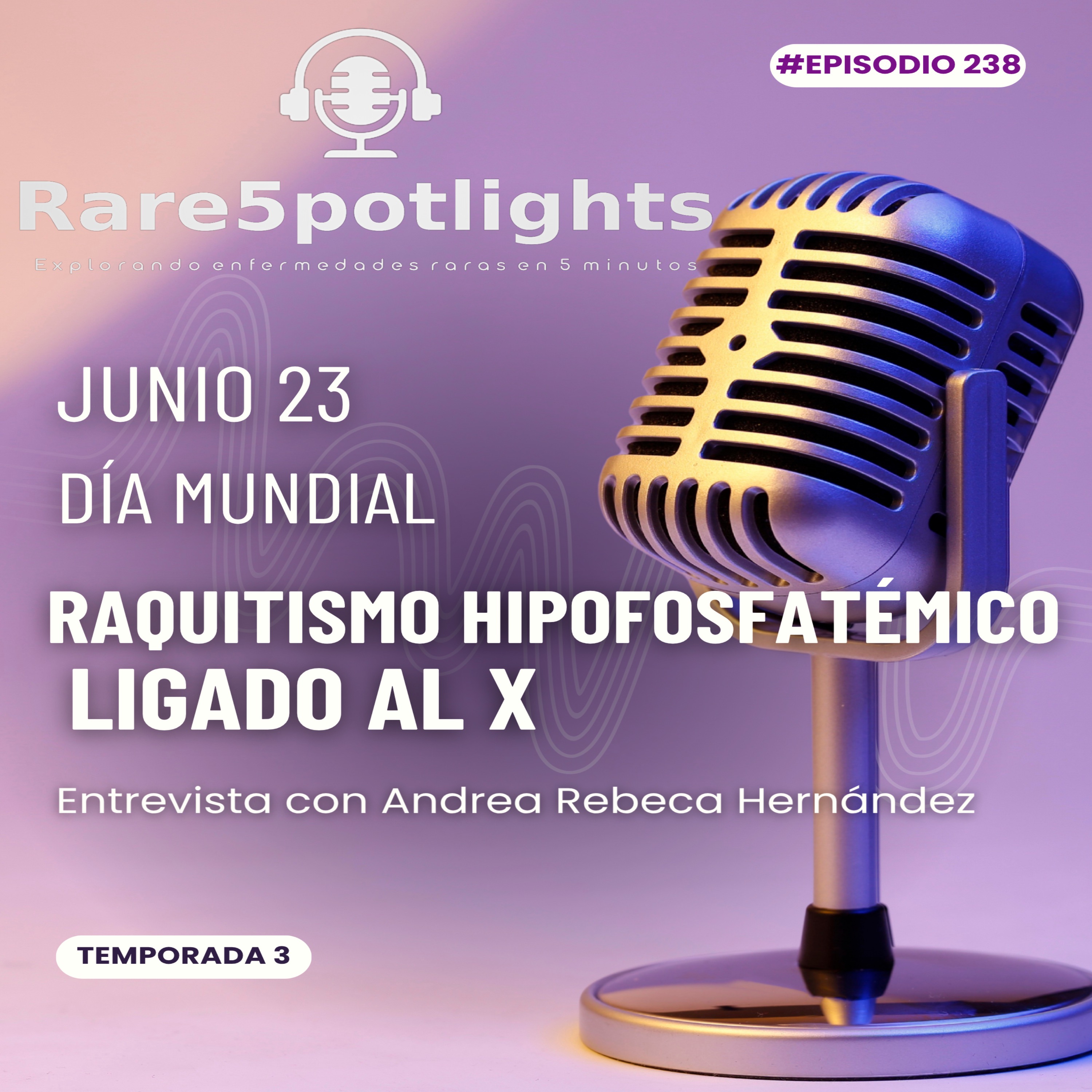 23 de junio, día mundial del raquitismo hipofosfatémico ligado al X episode artwork