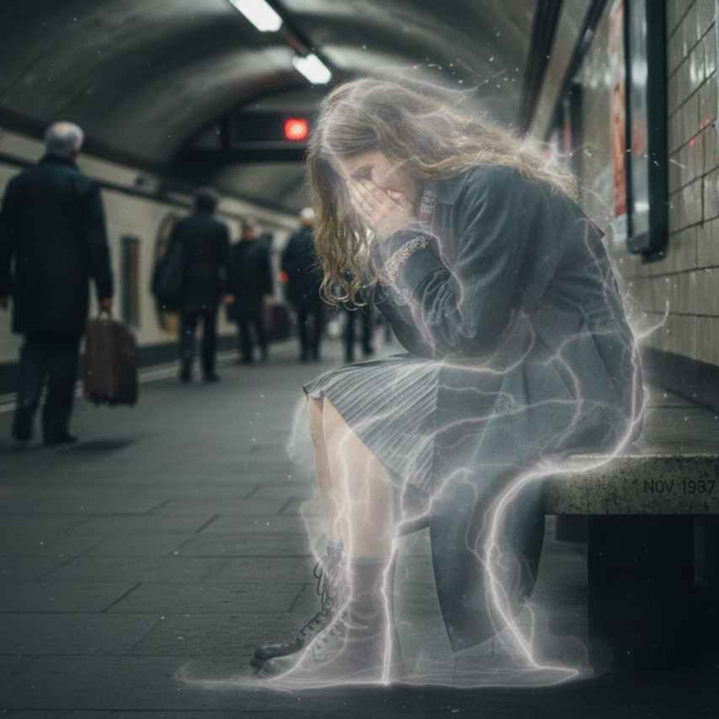 Crying Girl of King's Cross Station