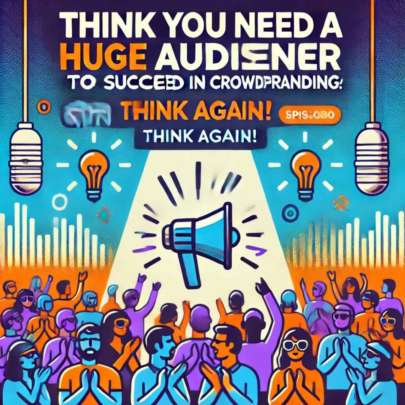 Think you need a huge audience to succeed in crowdfunding? Think again!" 🚫👥