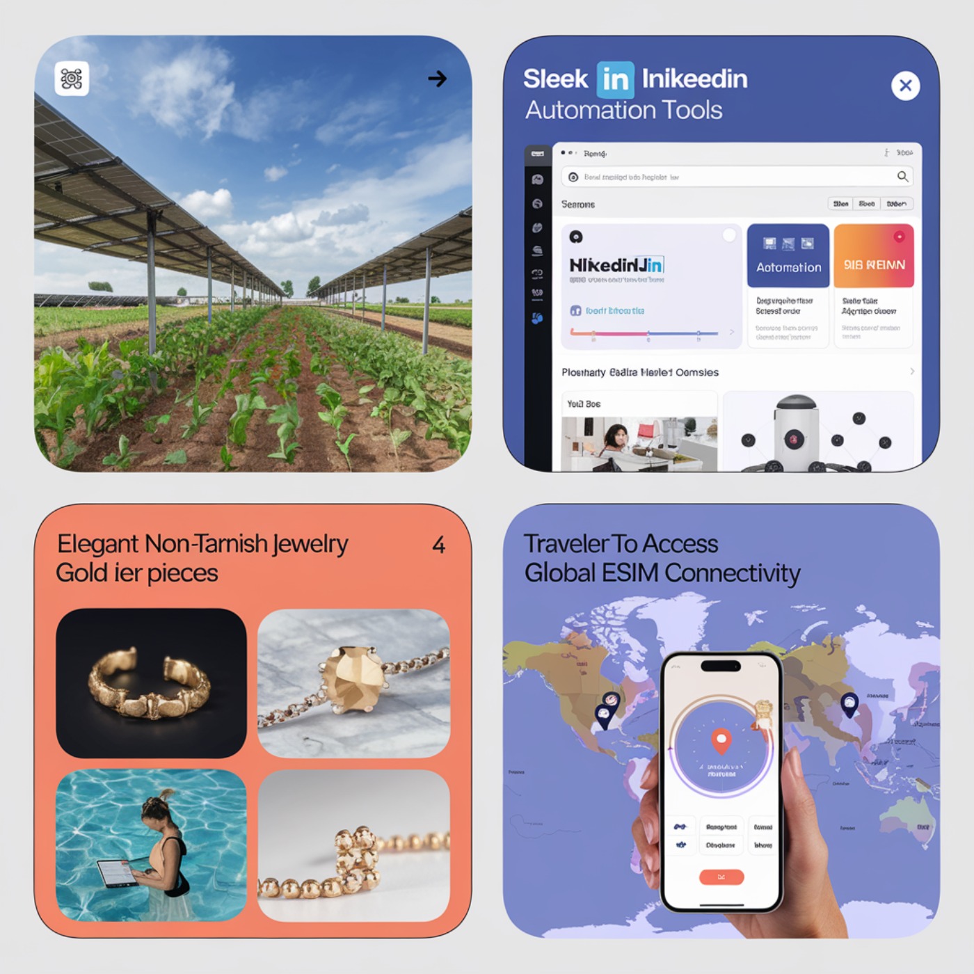 Future Frontiers: Solar-Powered Farms, Smart Sales, Tarnish-Free Style, and Global Connectivity episode artwork