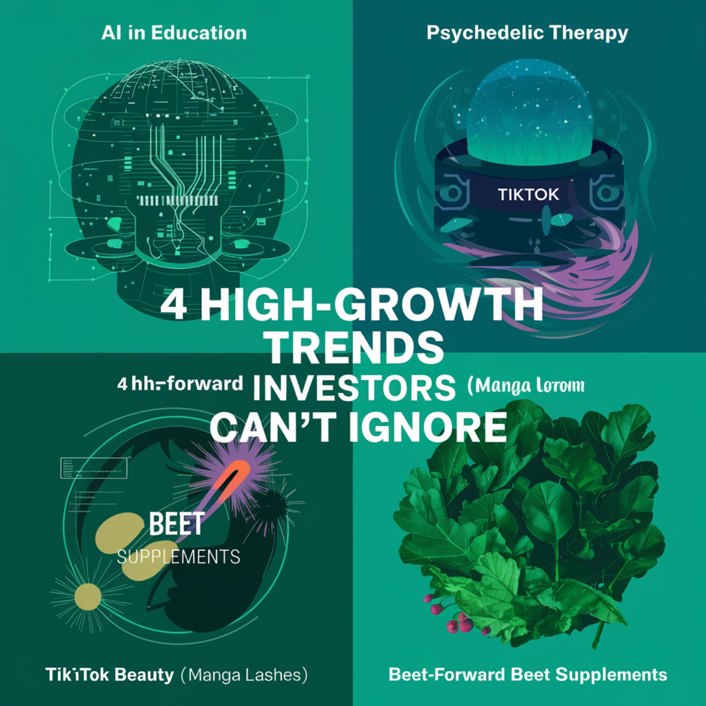 🚀 4 High-Growth Trends: AI EdTech, Psychedelic Therapy, Viral Beauty, and Wellness Supplements episode artwork