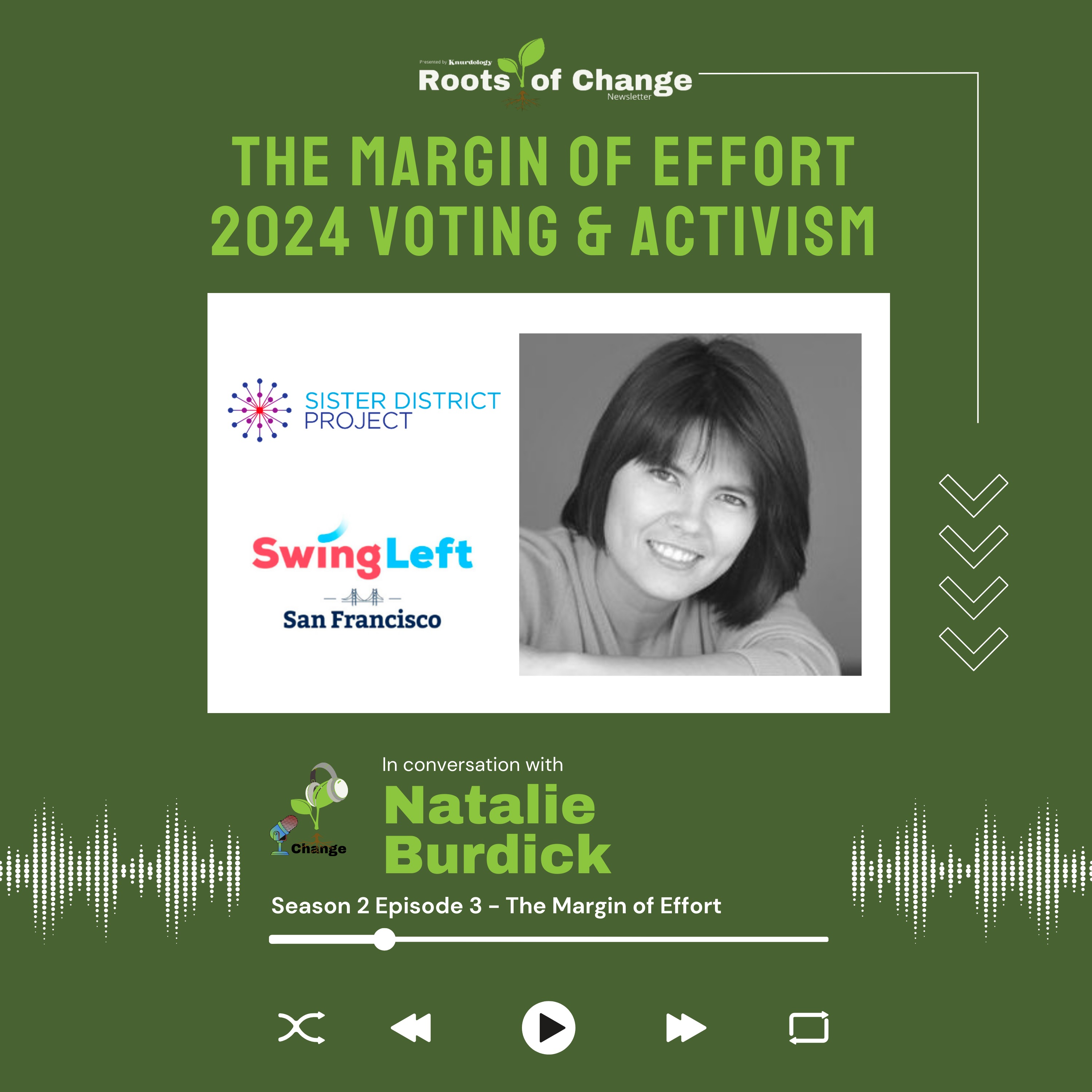 cover art for The Margin of Effort | 2024 Election with Natalie Burdick