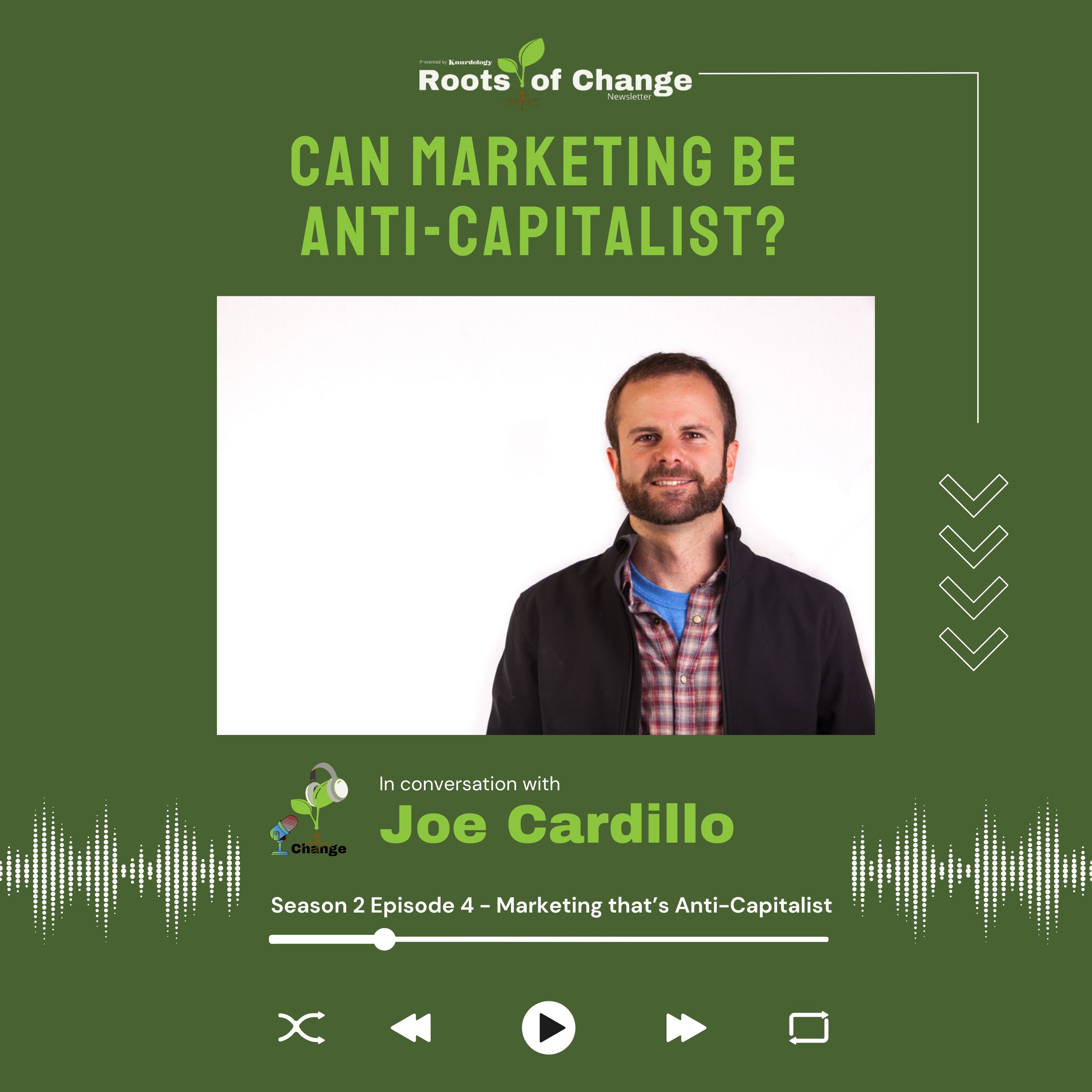 cover art for Can Marketing Be Anti-Capitalist? with Joe Cardillo