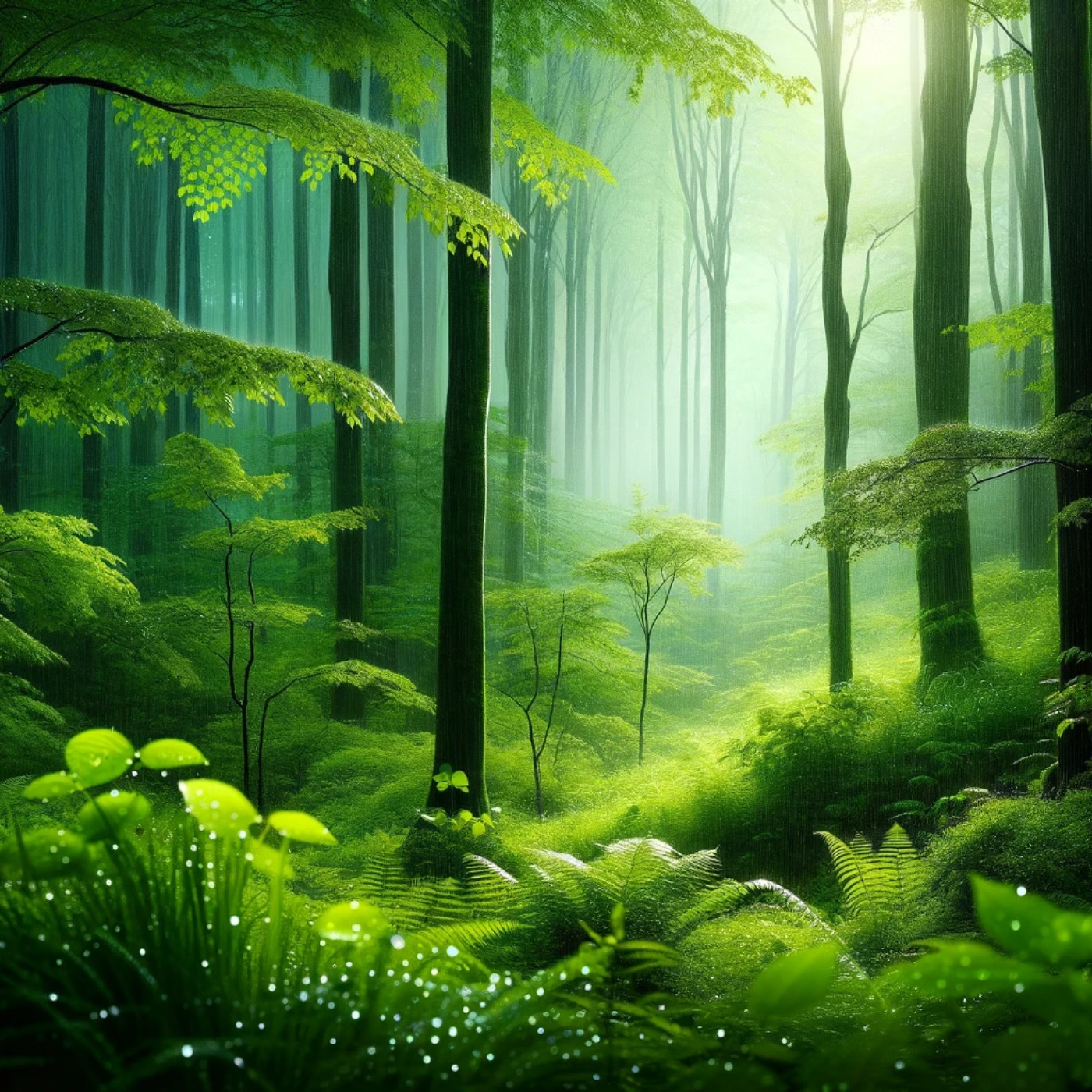 cover art for 🌧️ Lluvia en el Bosque: Calma y Serenidad Natural para un Sueño Profundo