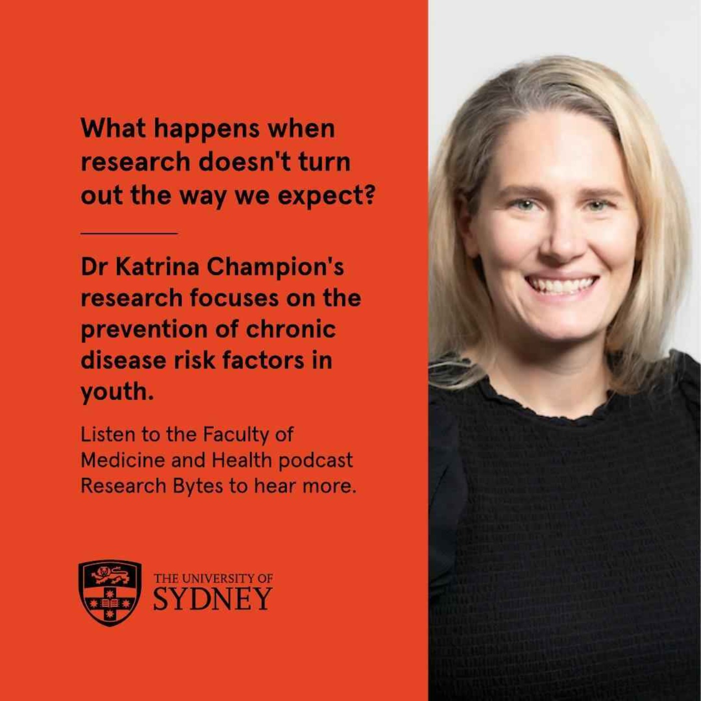 cover art for Dr Katrina Champion on the prevention of chronic disease risk factors in youth