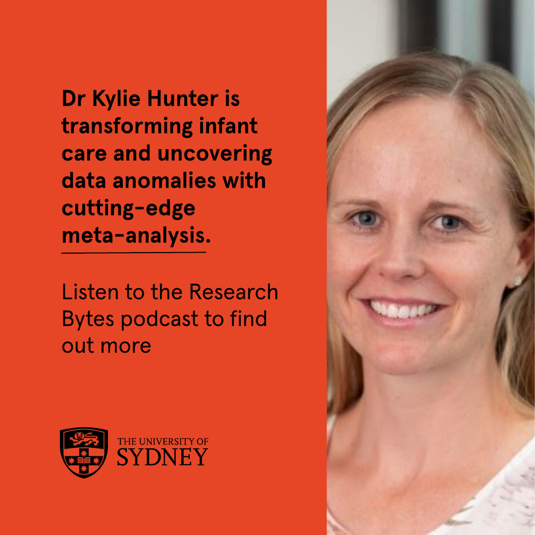 Dr Kylie Hunter is harnessing clinical trials and meta-analysis to improve infant care episode artwork