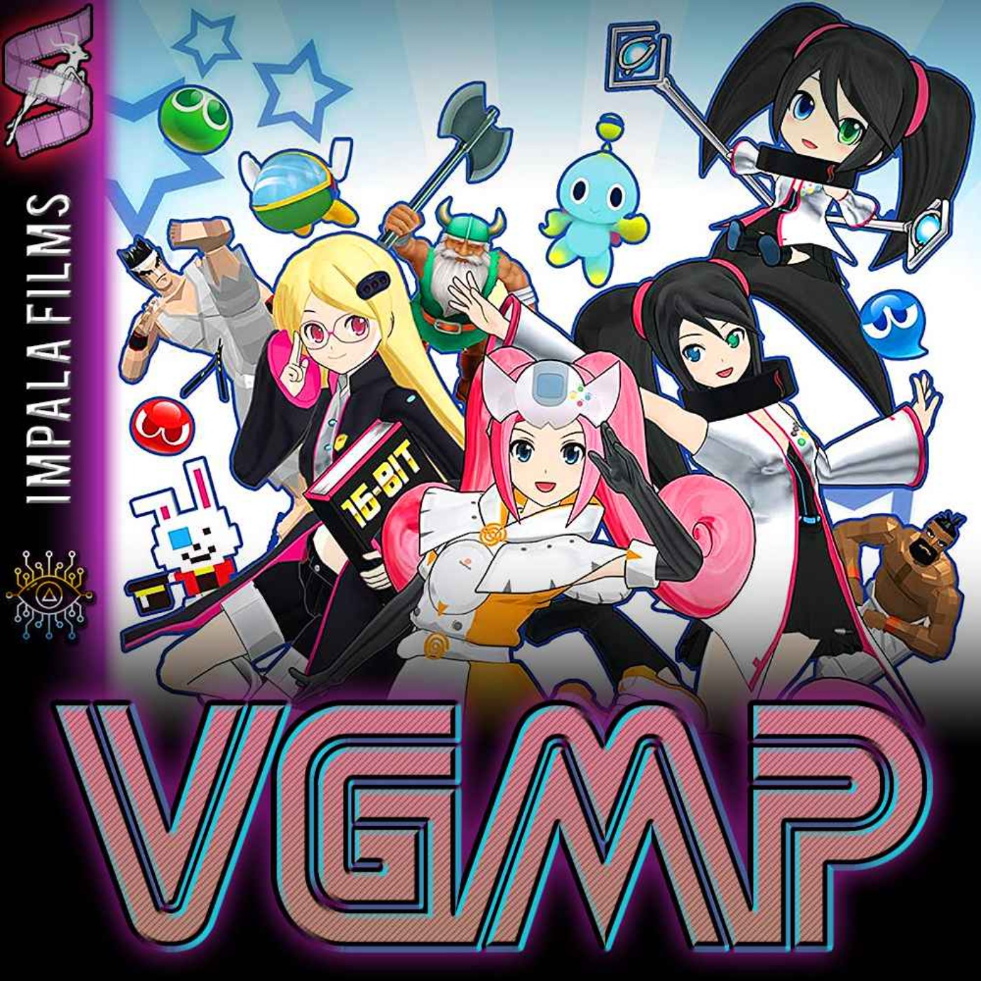 cover art for VGMP Retro: Sega Hard Girls