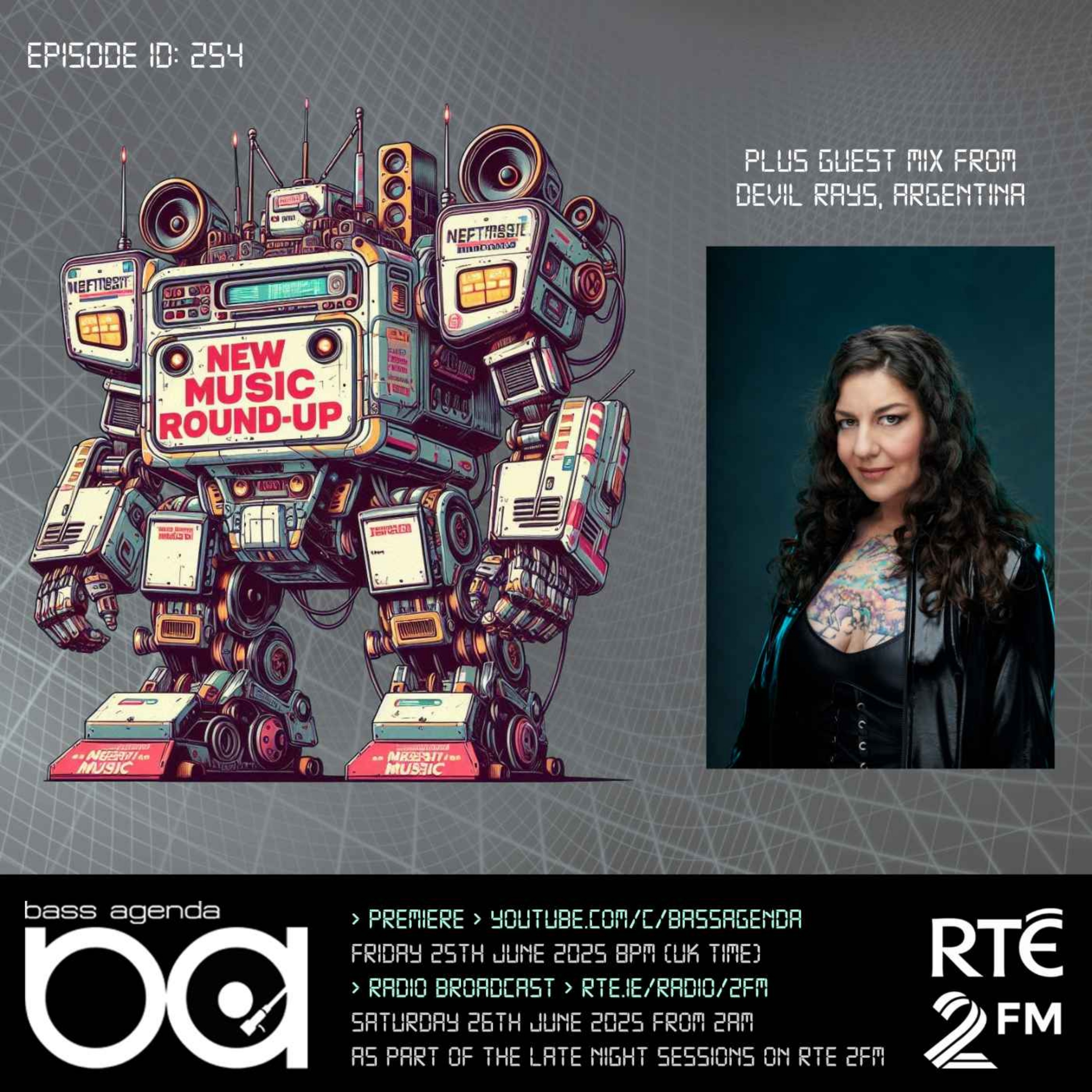 Bass Agenda 254 with Devil Rays mix and New Music Round-up