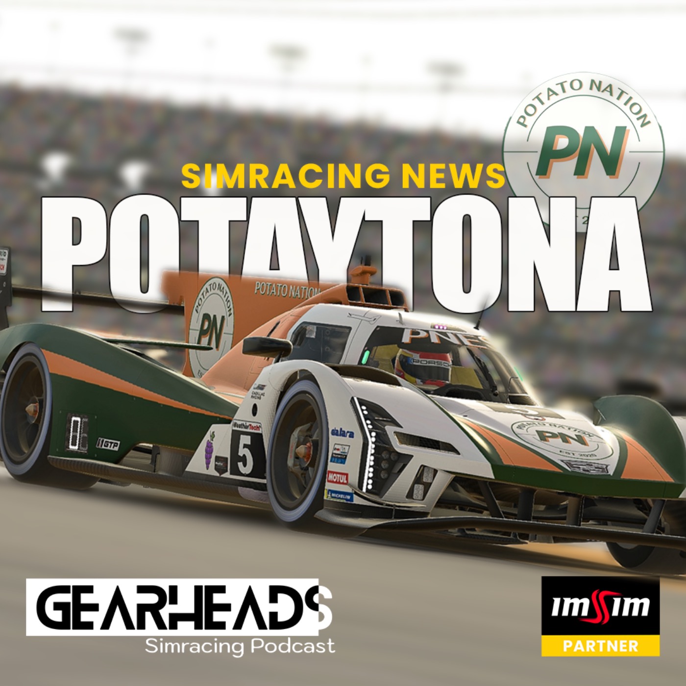 cover of episode Simracing News and TALKS, from Potaytona, F1 24, GT7 New cars and the super rain in Iracing!