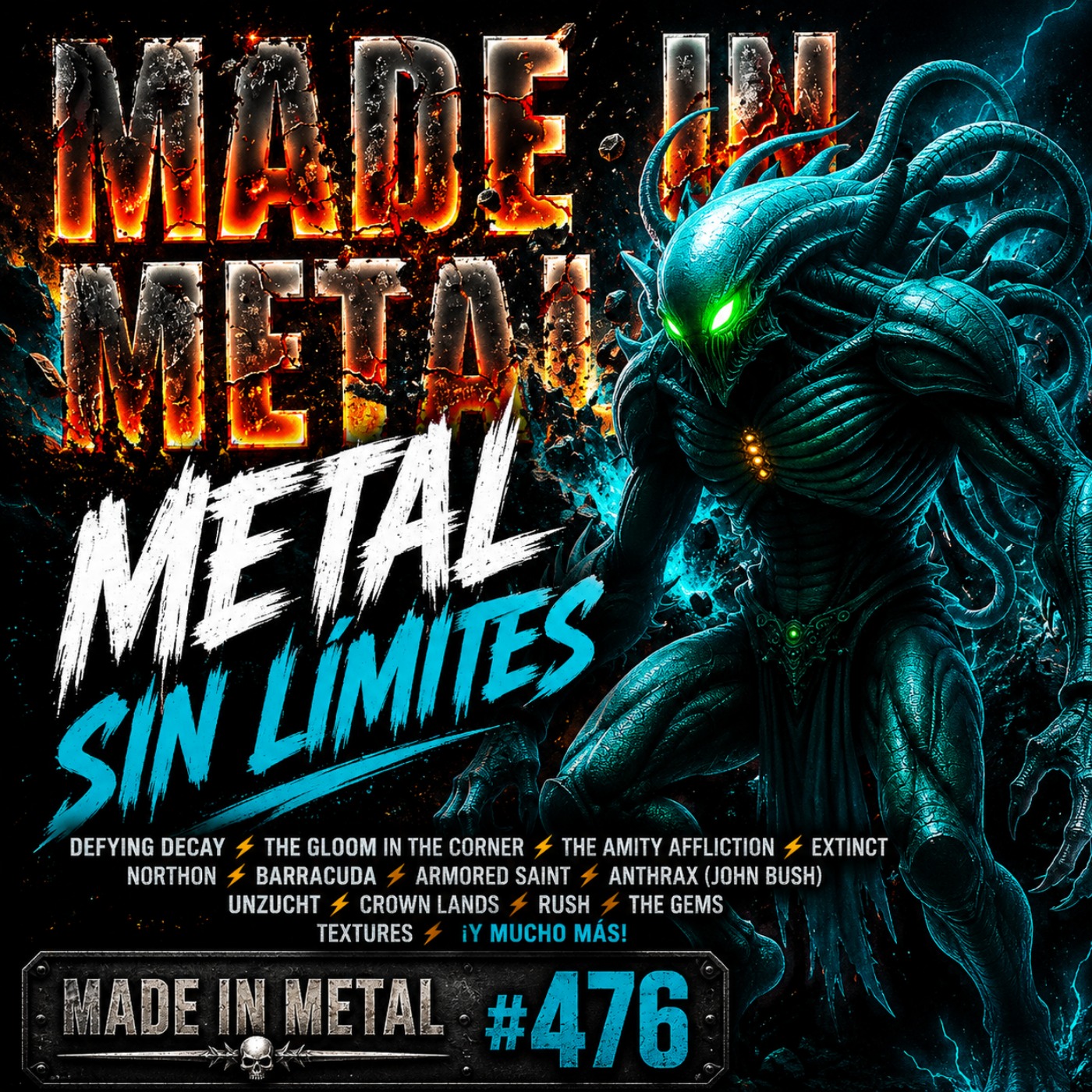Del caos moderno al metal eterno | Anthrax, Rush y Textures destruyen el #476 episode artwork