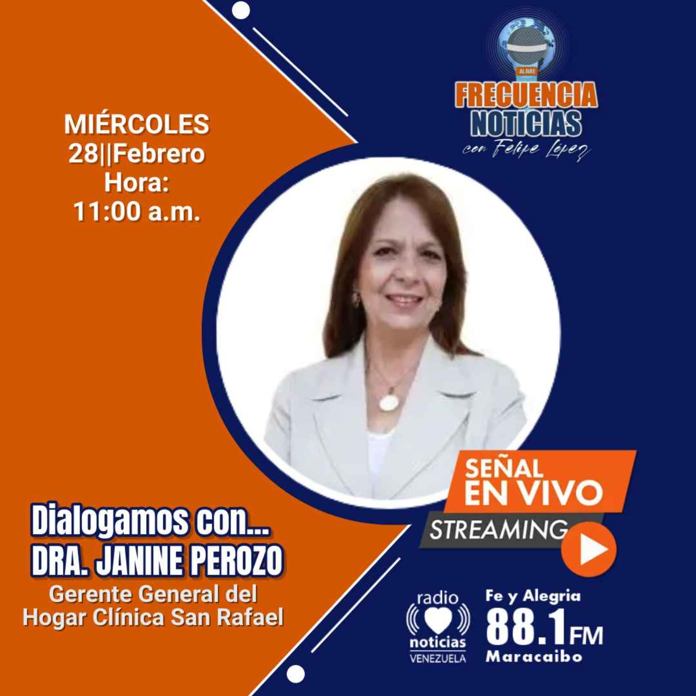 Frecuencia Noticias Programa 465 ( #Noticias / 70 años del Hogar Clínica San Rafael ) episode artwork