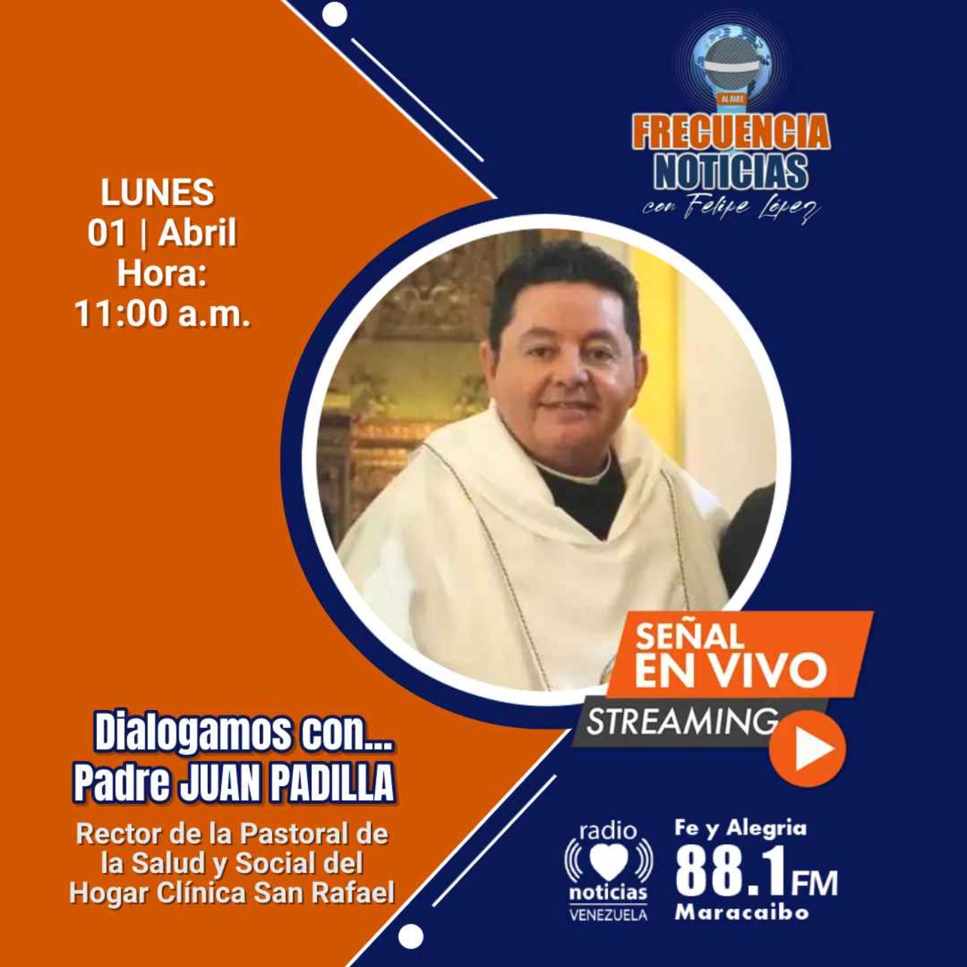 Frecuencia Noticias 485 - Pastoral de la salud en Maracaibo / Tema electoral venezolano episode artwork